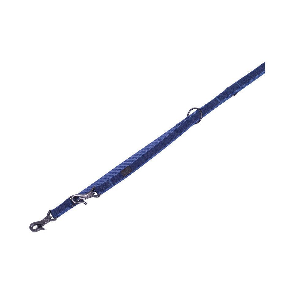 Nobby Hundeleine Führleine Linen Deluxe blau