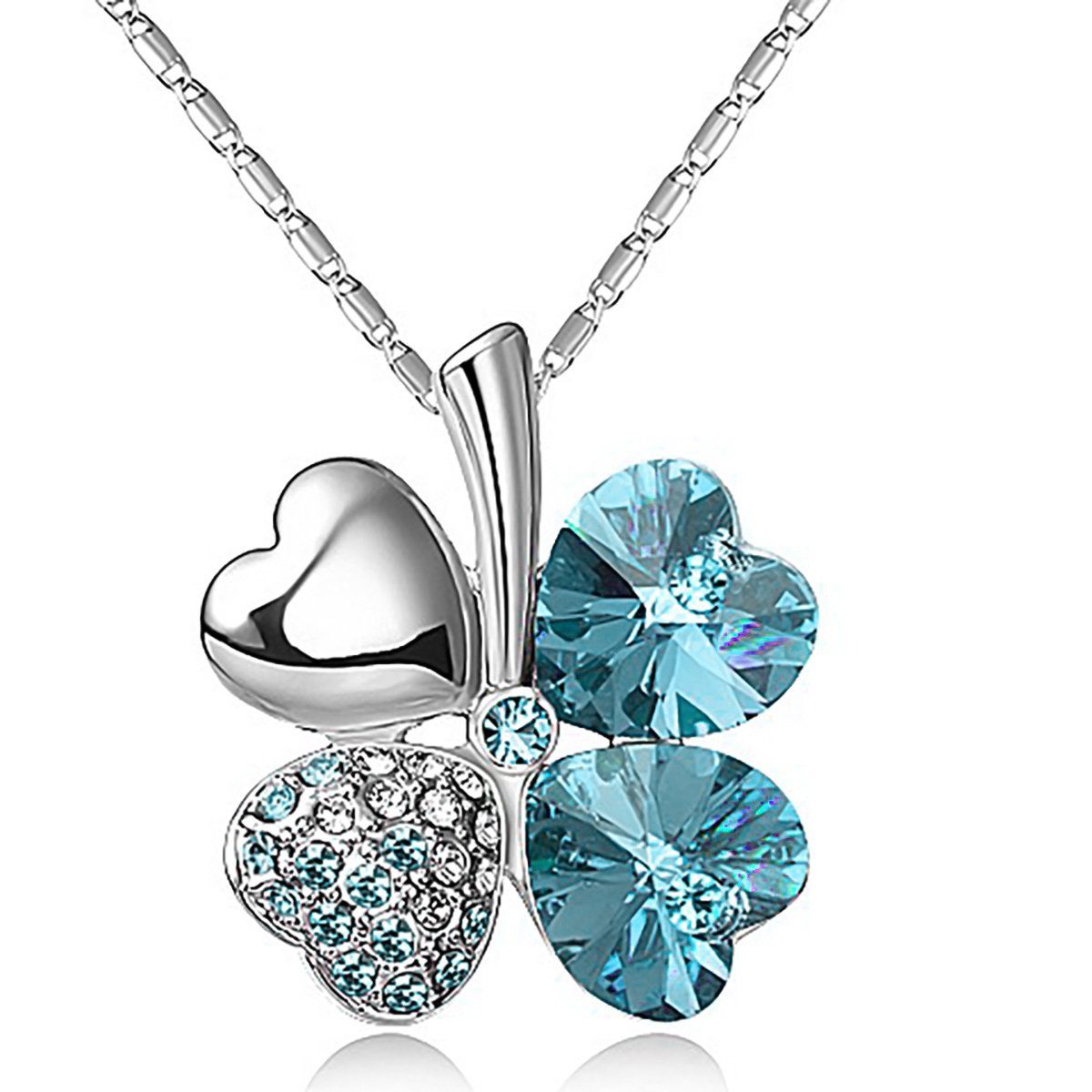 Schmuck-Elfe Kette mit Anhänger Kleeblattanhänger Meer günstig online kaufen