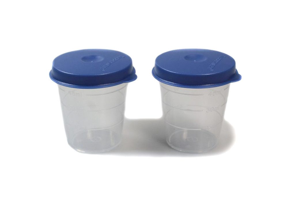TUPPERWARE Dose Wichtel 60 ml blau (2) kleine Frische Kräuter Dose