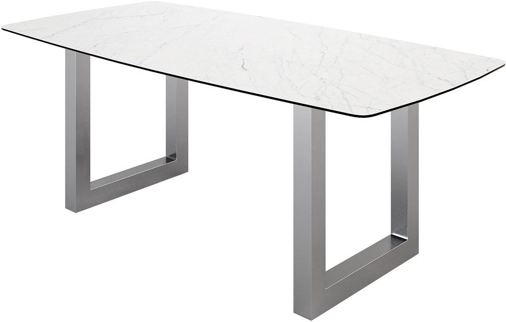 DELIFE Esstisch Edge, Bootsform Keramik Laminam® günstig online kaufen
