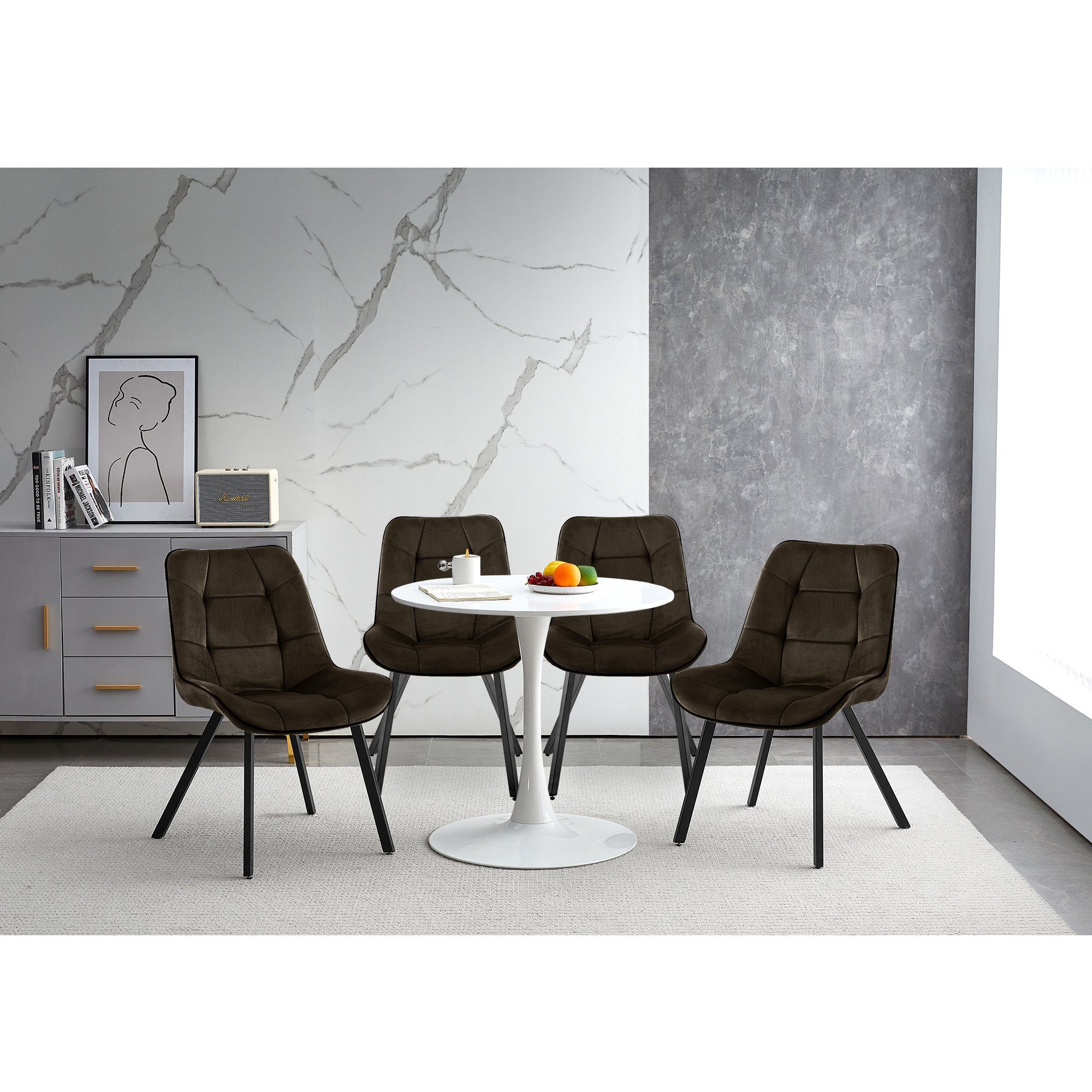 TRISENS Polsterstuhl Iris (Set, 4 St), günstig online kaufen
