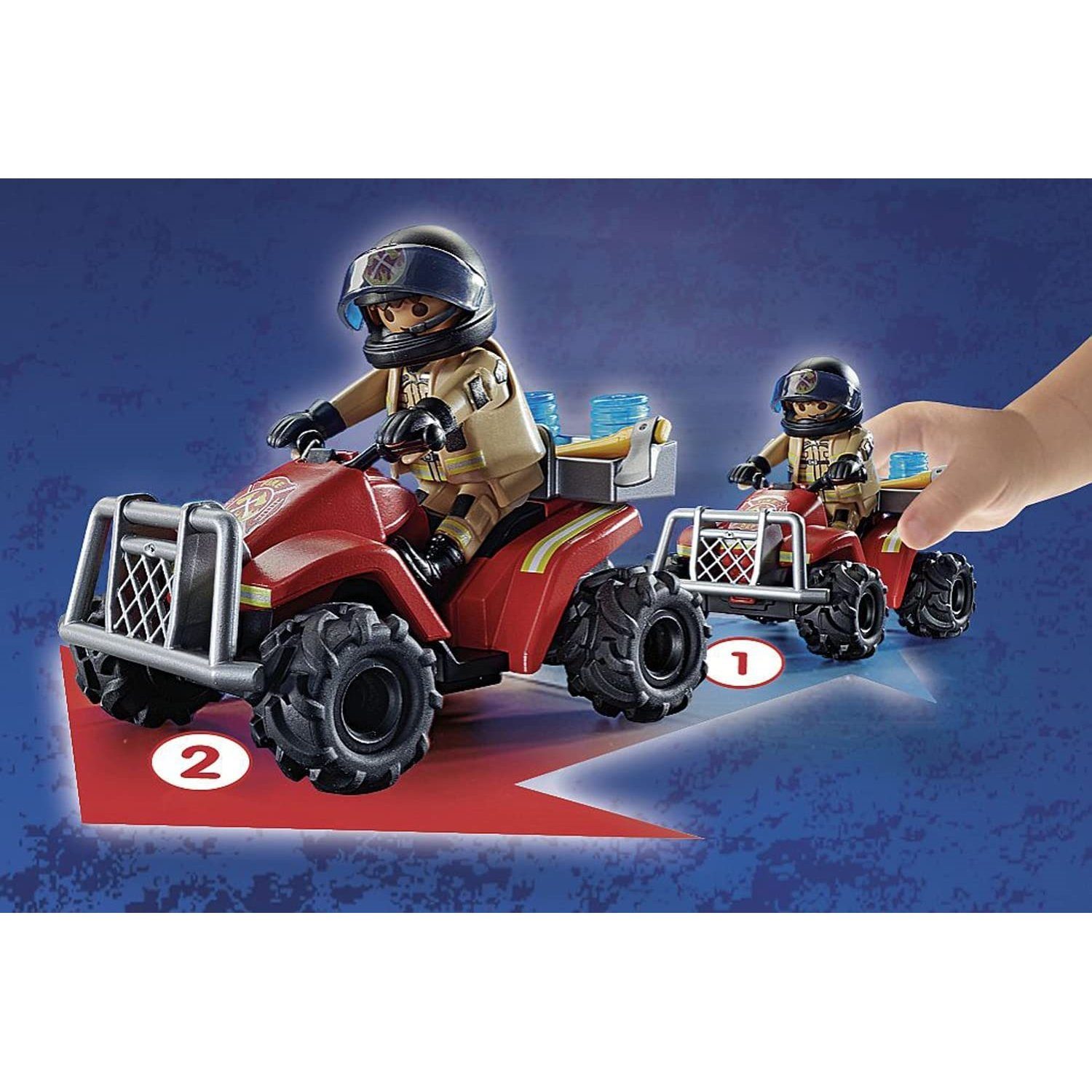 Playmobil® 71090 Feuerwehr-Speed Quad Konstruktions-Spielset günstig online kaufen