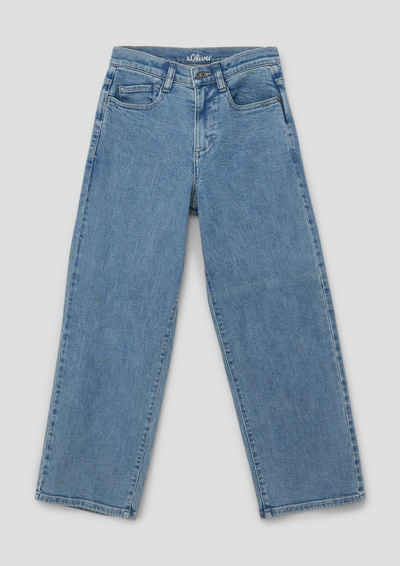s.Oliver 5-Pocket-Jeans Jeans / Regular Fit / Mid Rise / Semi wide Leg Waschung