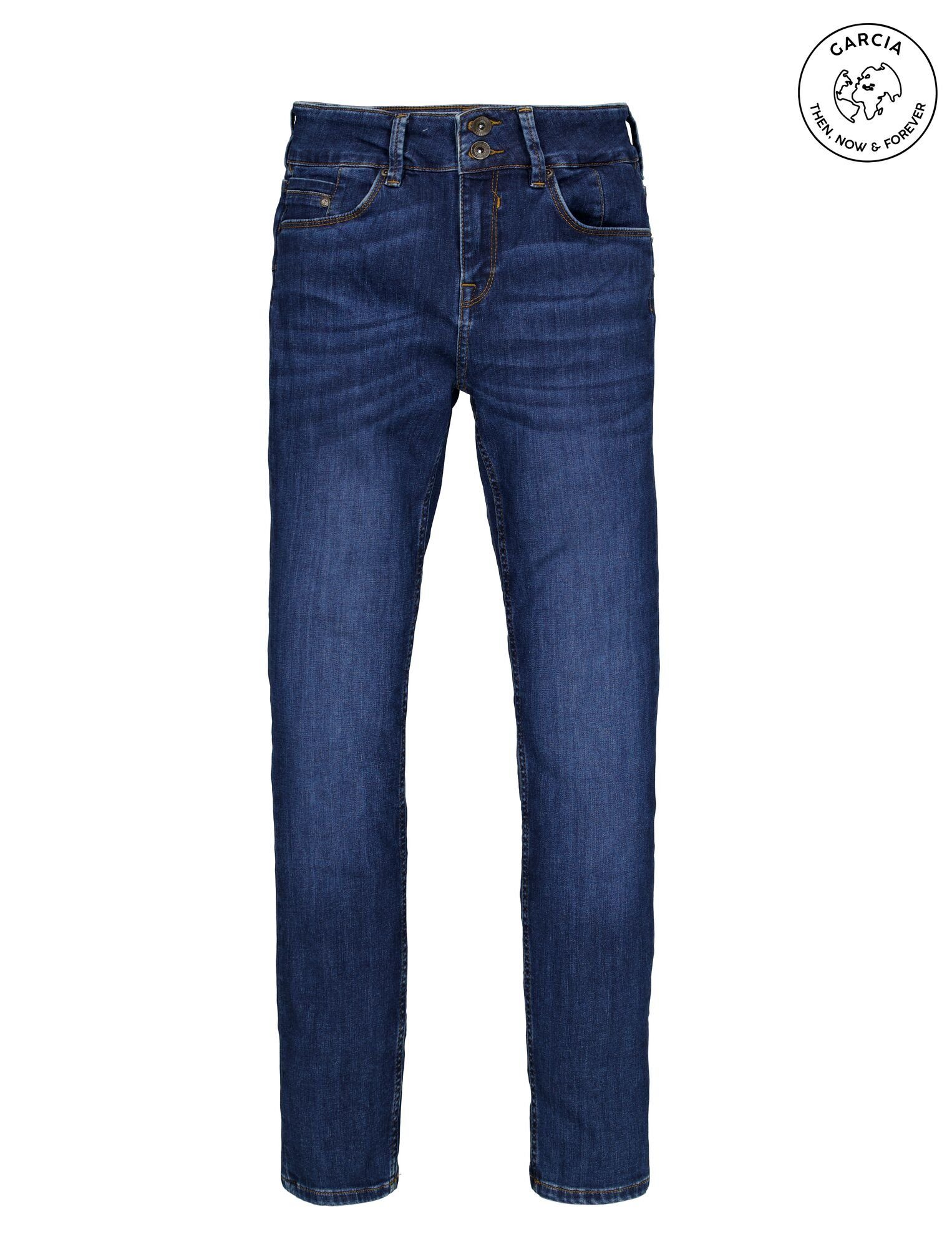 GARCIA JEANS Stretch-Jeans GARCIA CARO CURVED dark used 285.8723 - Flow Denim