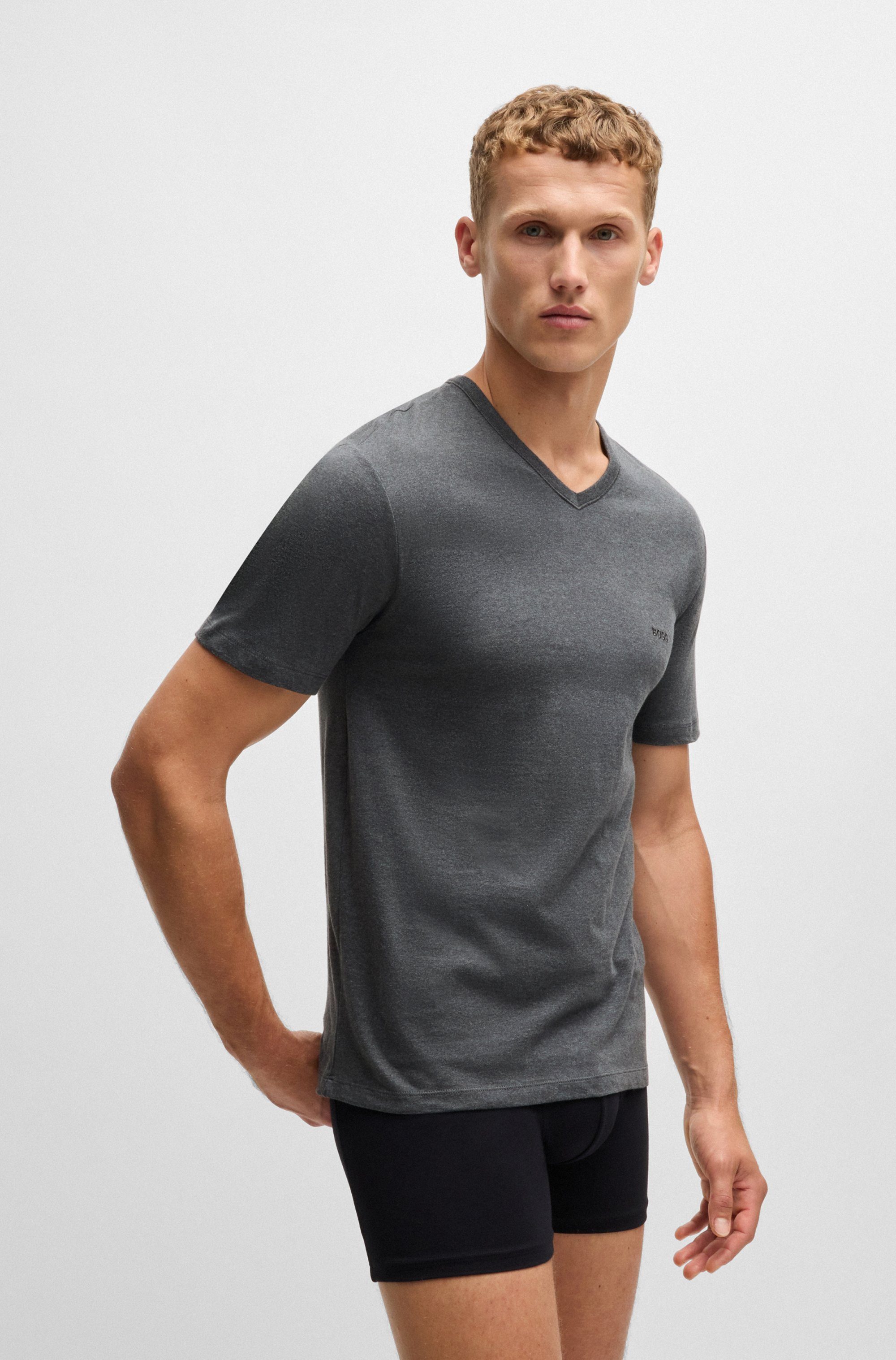 BOSS V-Shirt T-Shirt VN 3P CO (Packung) – Bild 5 von 5