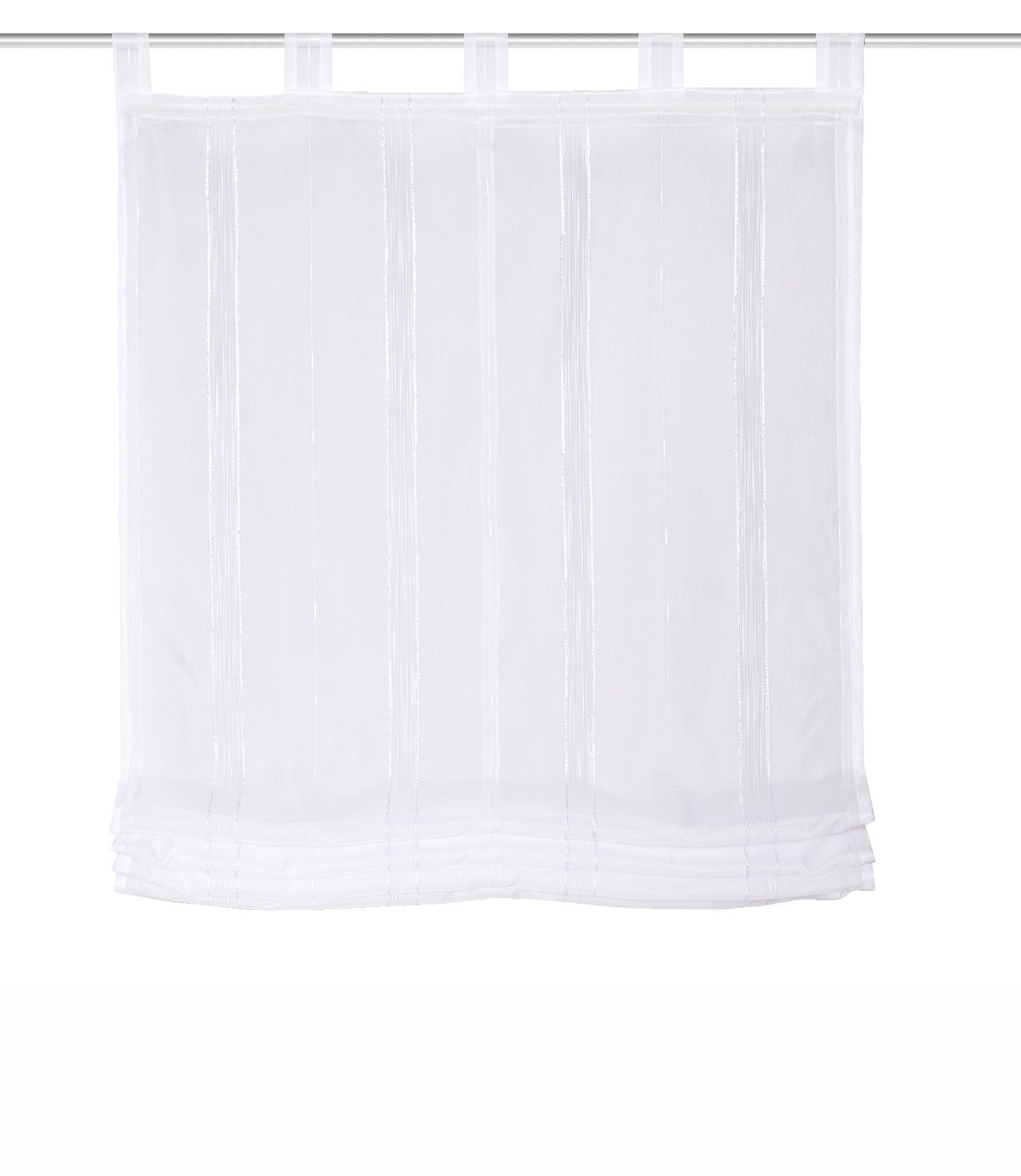 Clever-Kauf-24 Raffrollo, mit Schlaufen, Schlaufenaufhängung günstig online kaufen