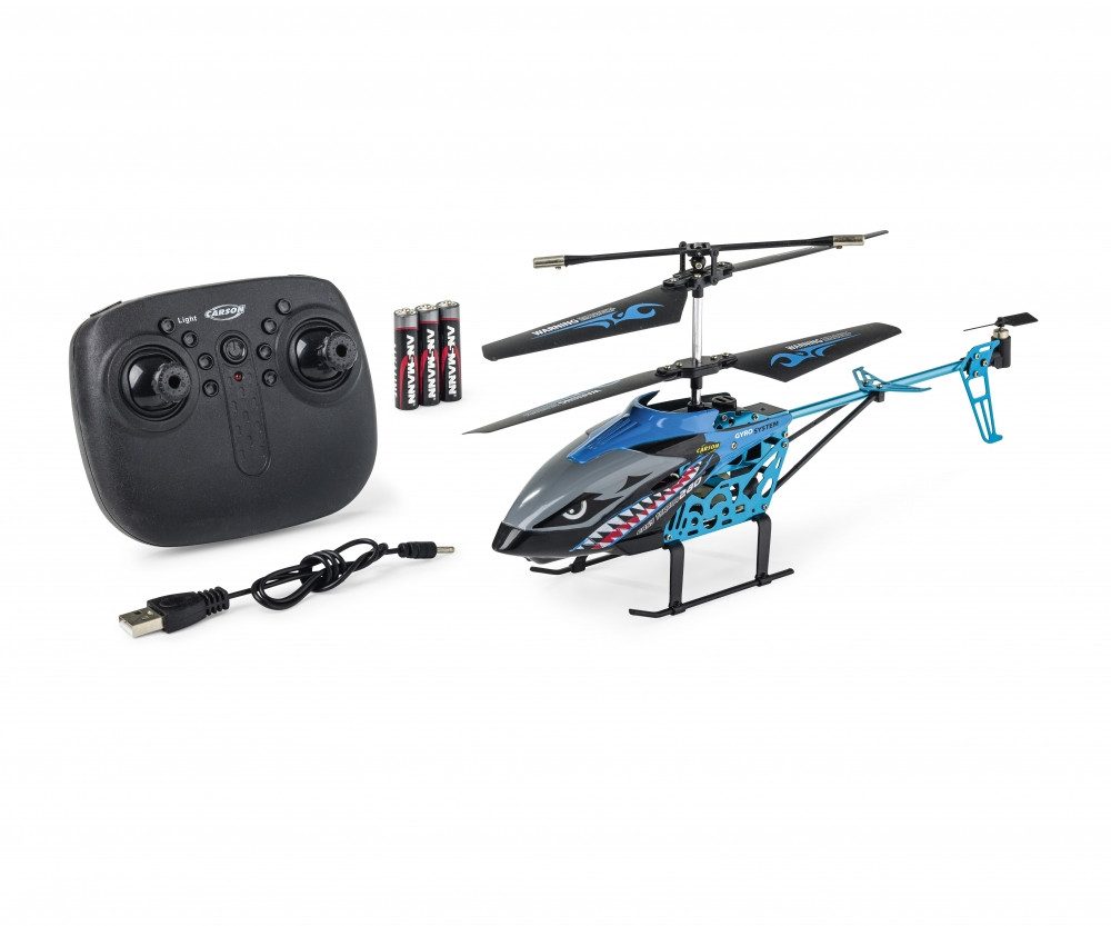 Carson RC Hubschrauber Easy Tyrann 280 2,4Ghz 100% RTF RC-Ladegerät