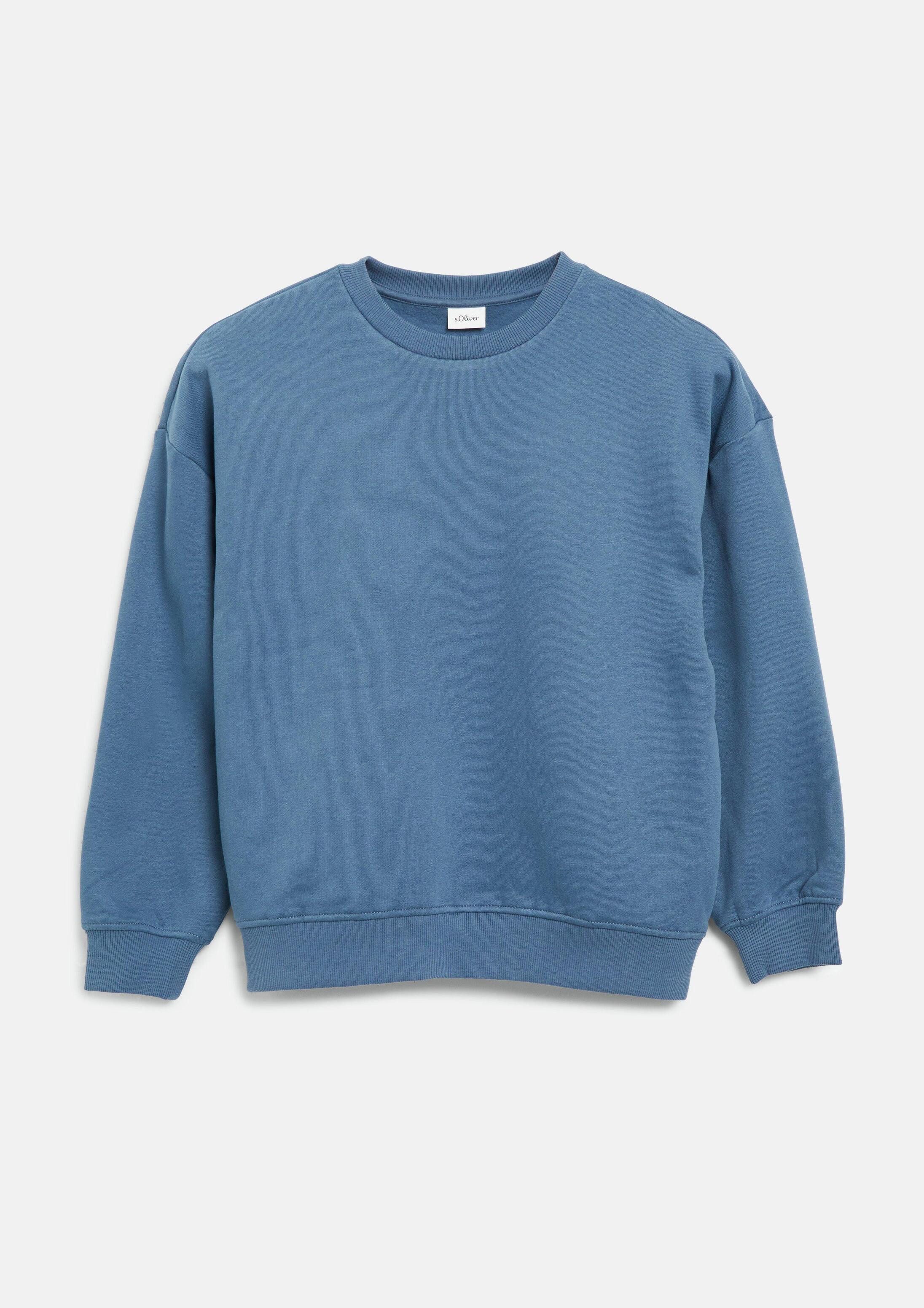 s.Oliver Sweatshirt Sweatshirt Kuscheliges Oversize-Sweatshirt mit Print
