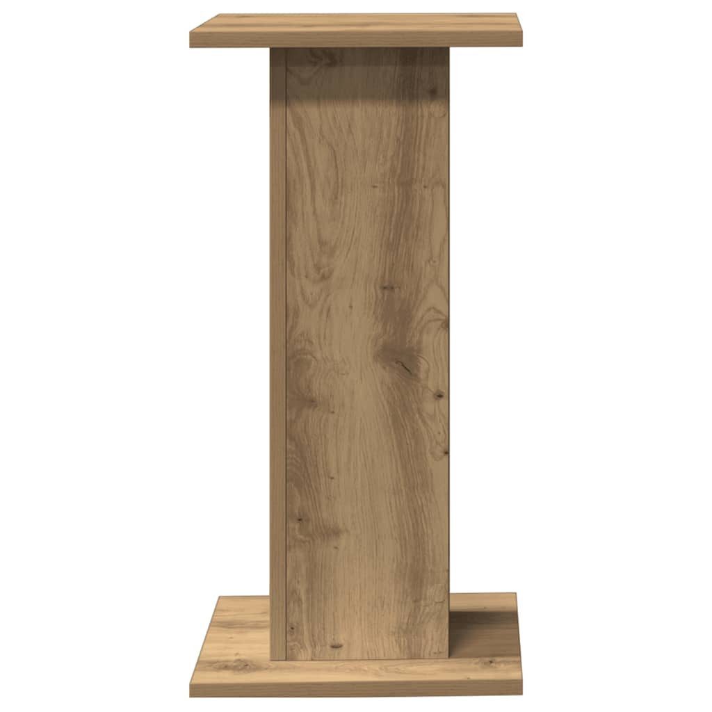 vidaXL Lautsprecherständer Lautsprecherständer 2 Stk. Artisan-Eiche 30x30x60 cm, (2-tlg) – Bild 5 von 5