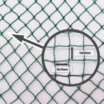 Aquagart Bodenschutzvlies Teichnetz 9m x 6m Laubnetz Netz Vogelschutznetz robust