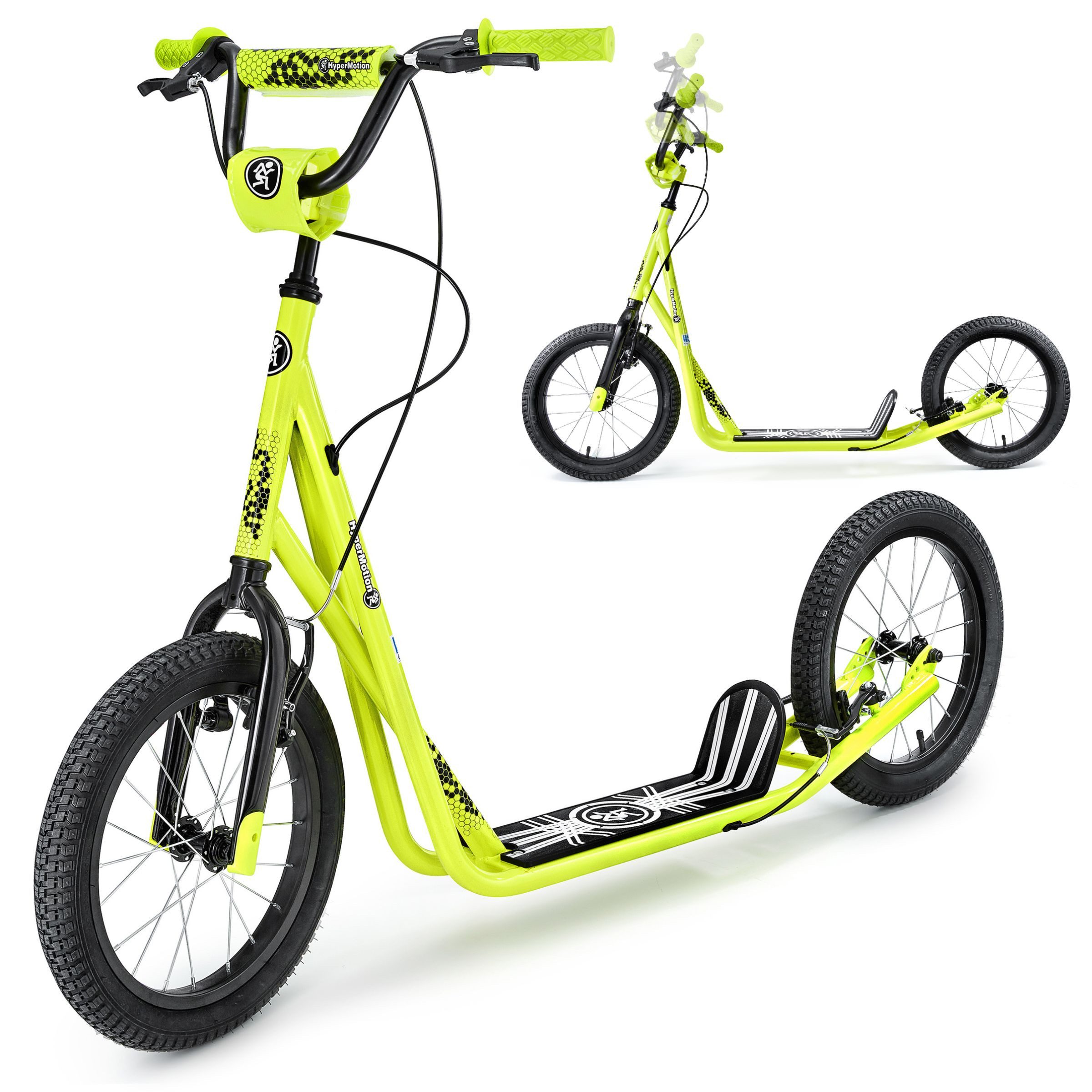 HyperMotion Scooter HyperMotion City Scooter mit Luftreifen 16 Zoll, 15KM