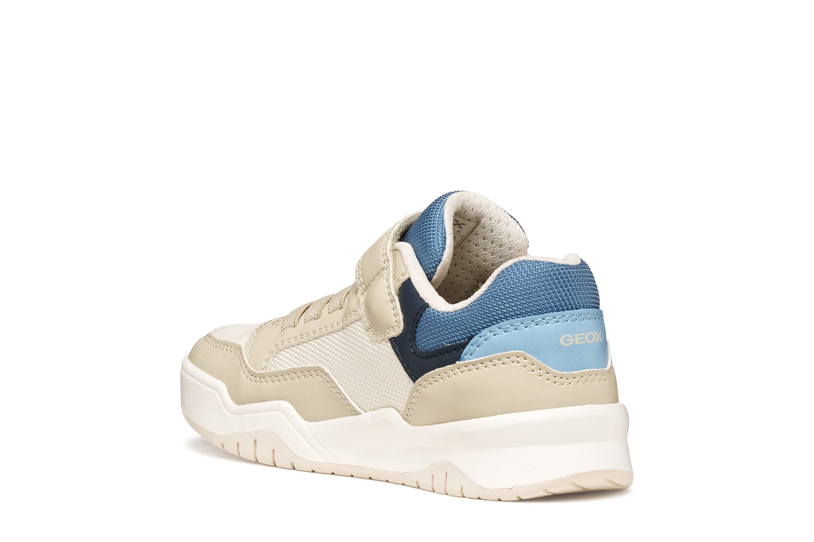 Geox J PERTH BOY Sneaker Halbschuh mit Klettverschluss, Größenschablone zum Download