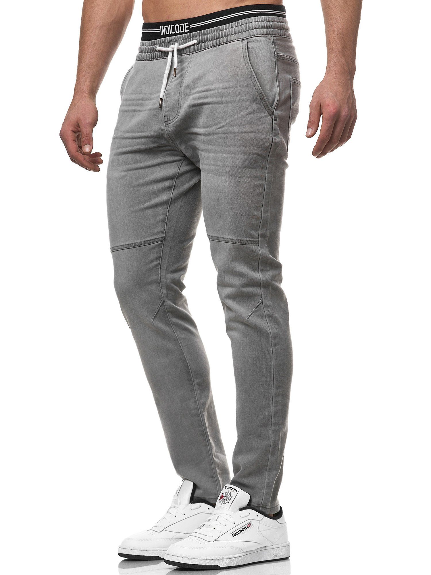 Indicode Jeans Grey Vintage Bequeme Fabrizio