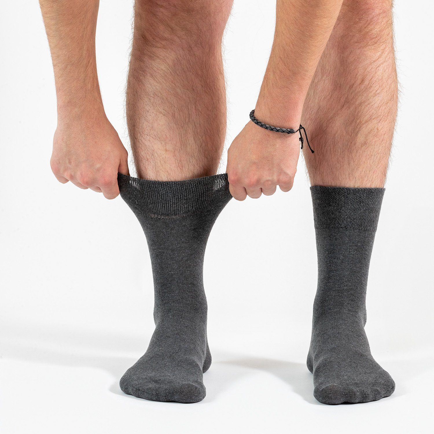 OCCULTO Basicsocken Socken Herren ohne Naht ohne Gummibund 6er Pack (Modell: Oliver) (6-Paar) – Bild 4 von 5