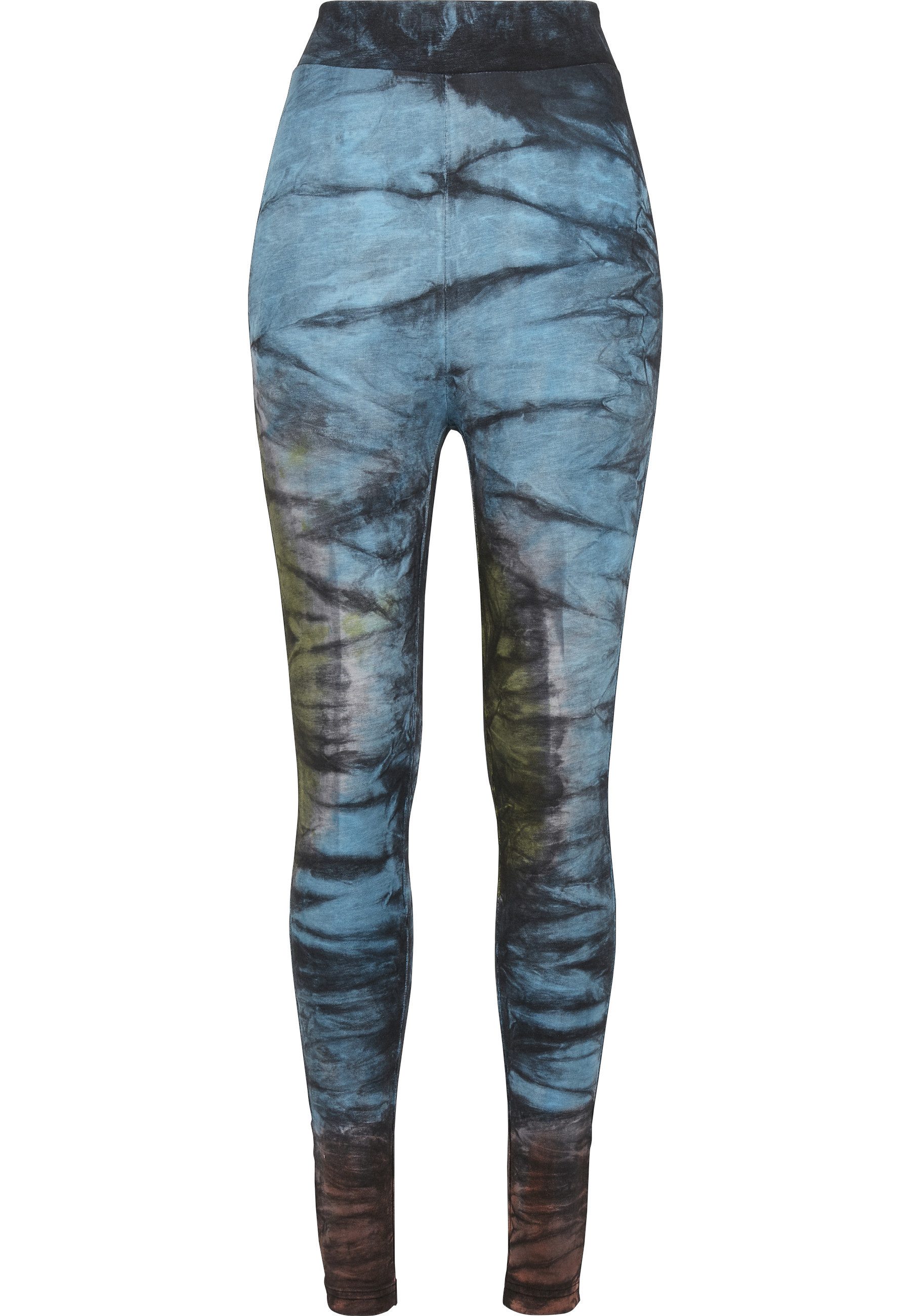 URBAN CLASSICS Leggings Urban Classics Damen Ladies Cotton Tie Dye High Waist Leggings (1-tlg)