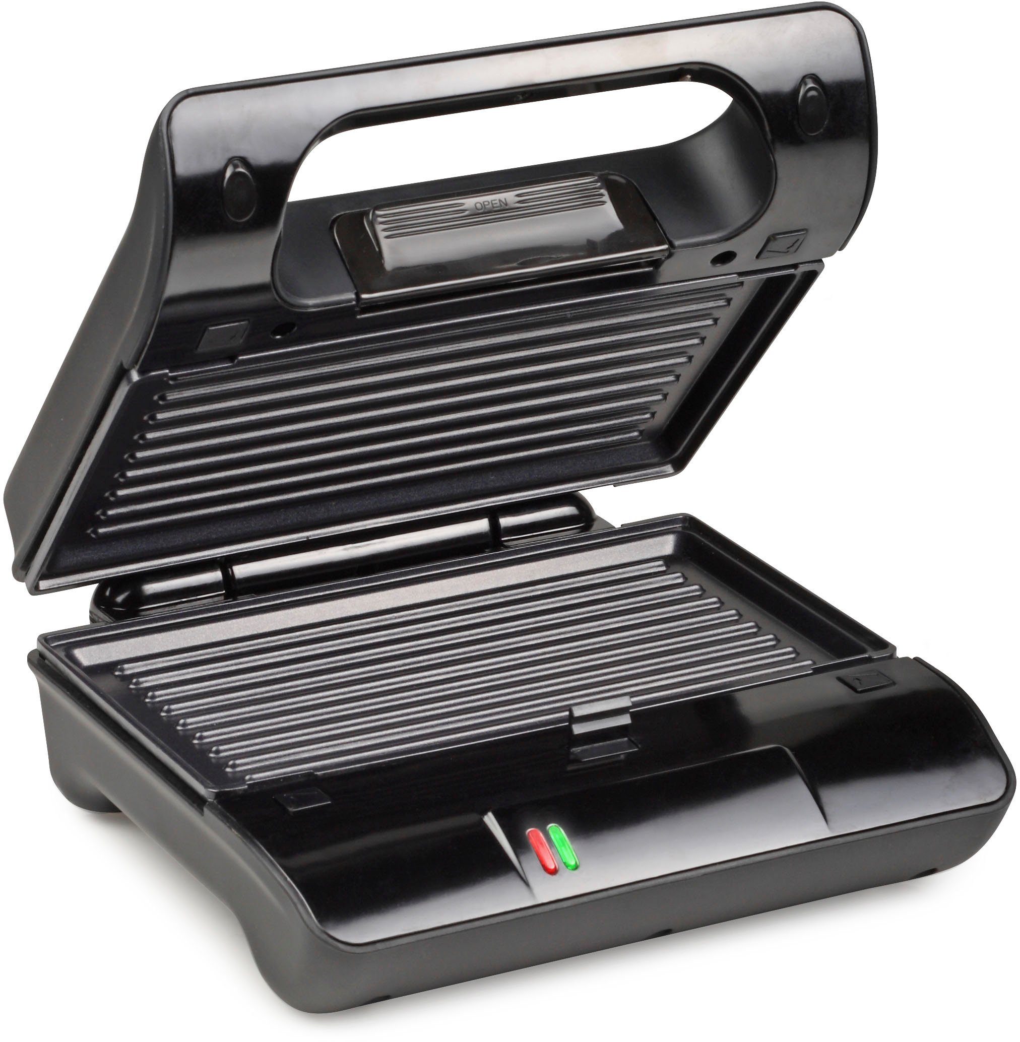 PRINCESS Kontaktgrill 117001 Compact 700 antihaftbeschichtet Grillfläche, W, Grillplatten, 23x13cm entnehmbare Flex