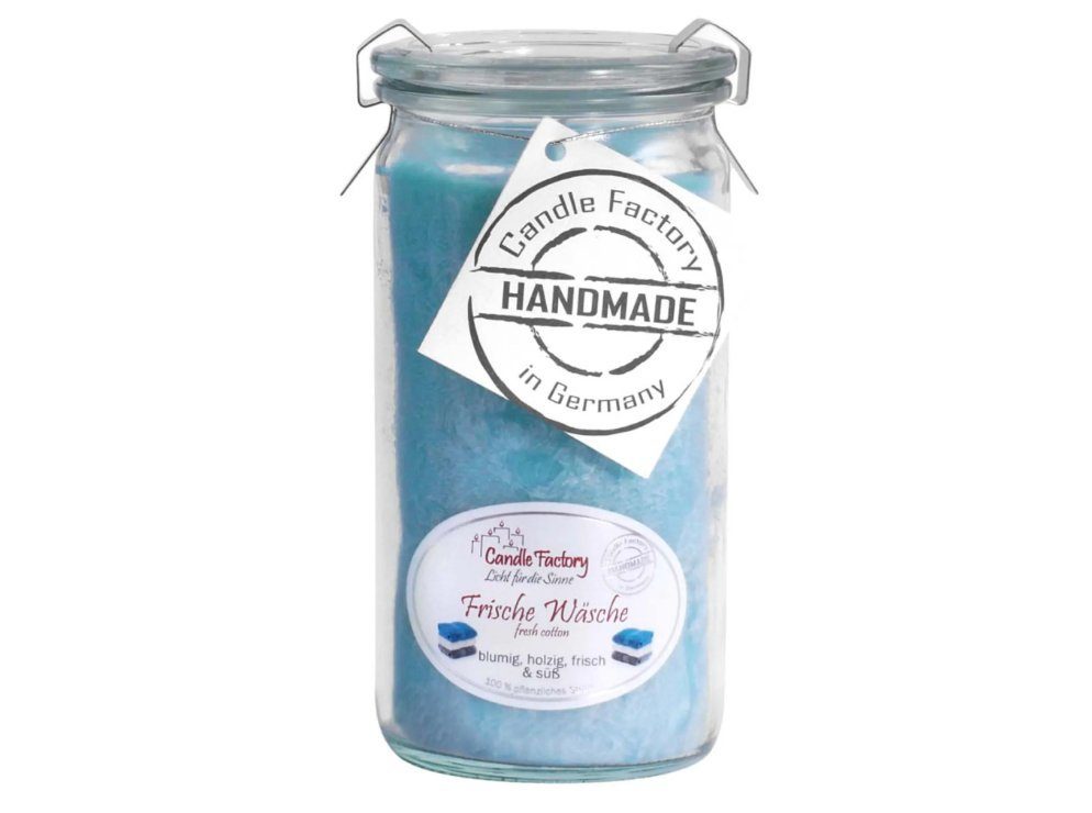 Candle Factory Duftkerze Candle Factory Duftkerze petrol Frische Wäsche Mini-Jumbo