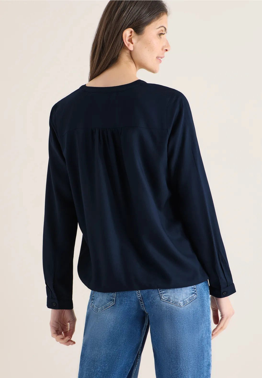 CECIL Blusenshirt Bluse in Unifarbe (1-tlg) günstig online kaufen