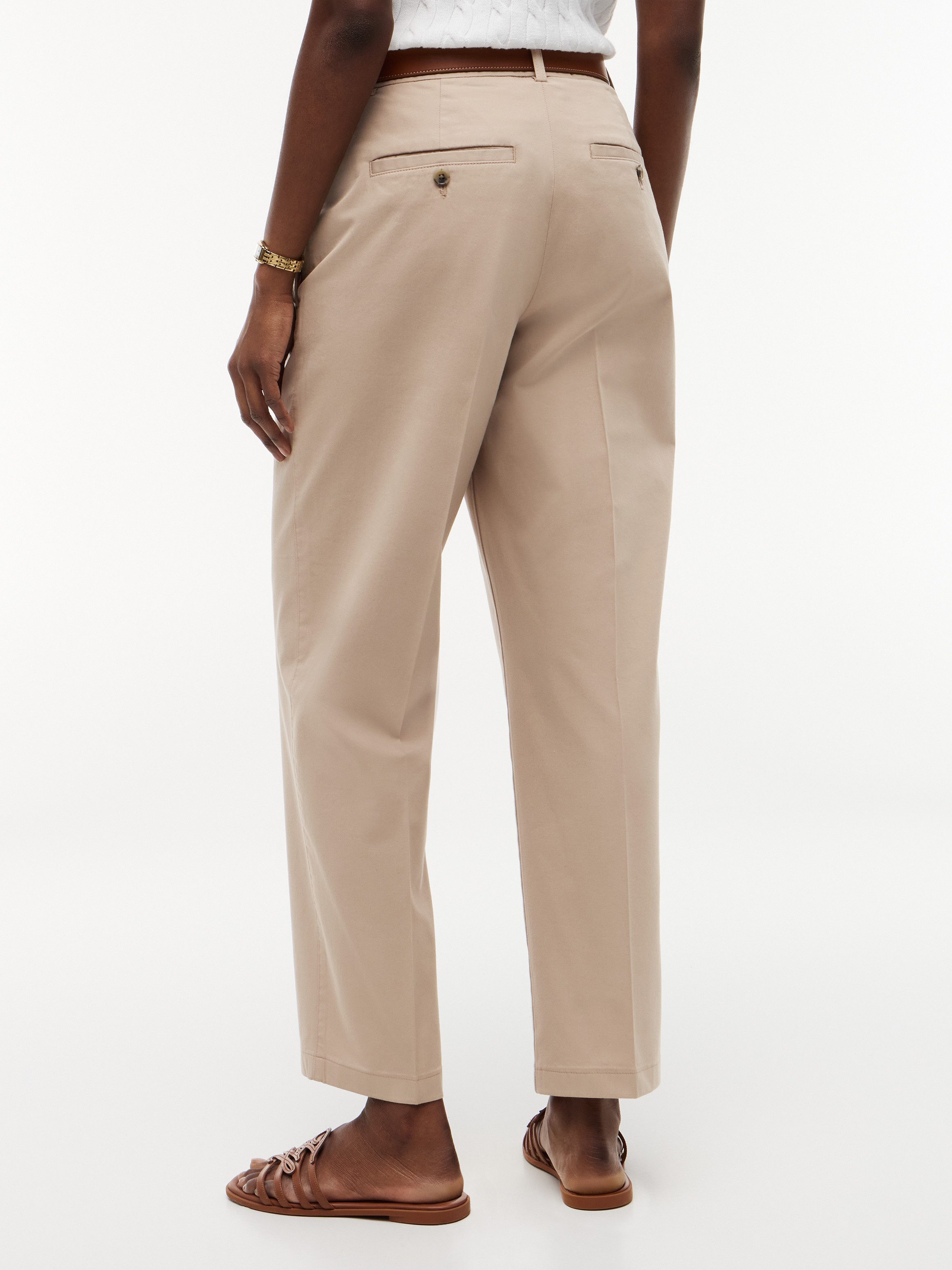 Tommy Hilfiger Chinohose COTTON SLIM STRAIGHT CHINO Baumwollmischung, straight fit