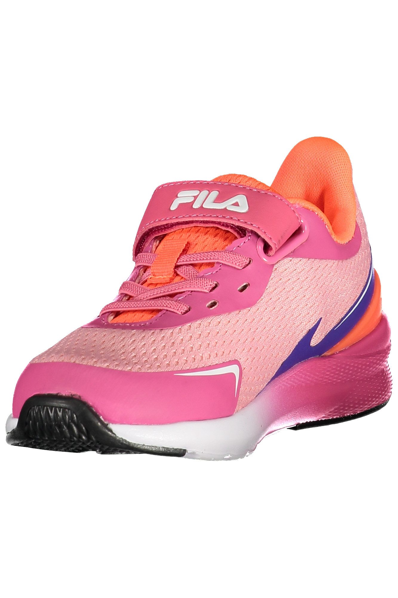 Fila Sneaker Mädchen-Sportschuh rosa mit Klett & Elastik