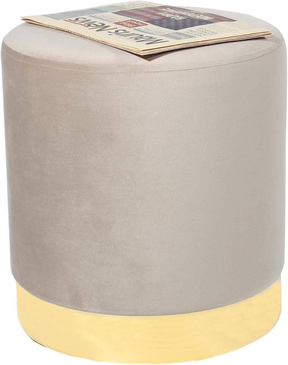 Zedelmaier Sitzhocker rund Hocker Zylindrischer Samthocker Fußbank (ZD3538) günstig online kaufen