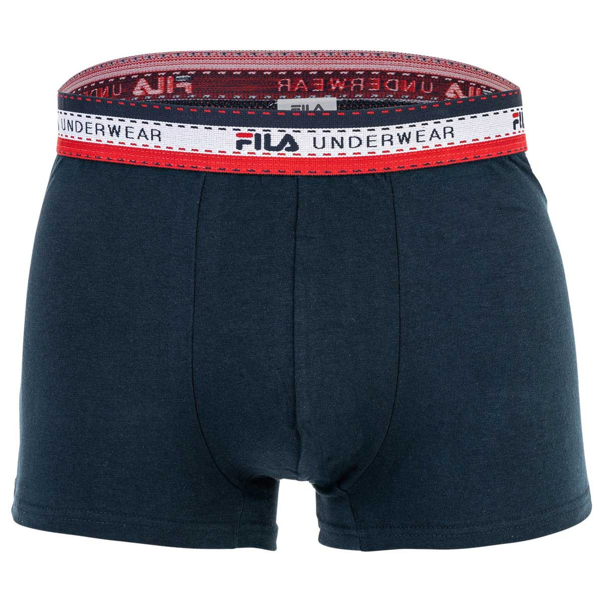 Fila Boxer Herren Boxershort 4er Pack Baumwollmischung (Packung, 4er Pack)
