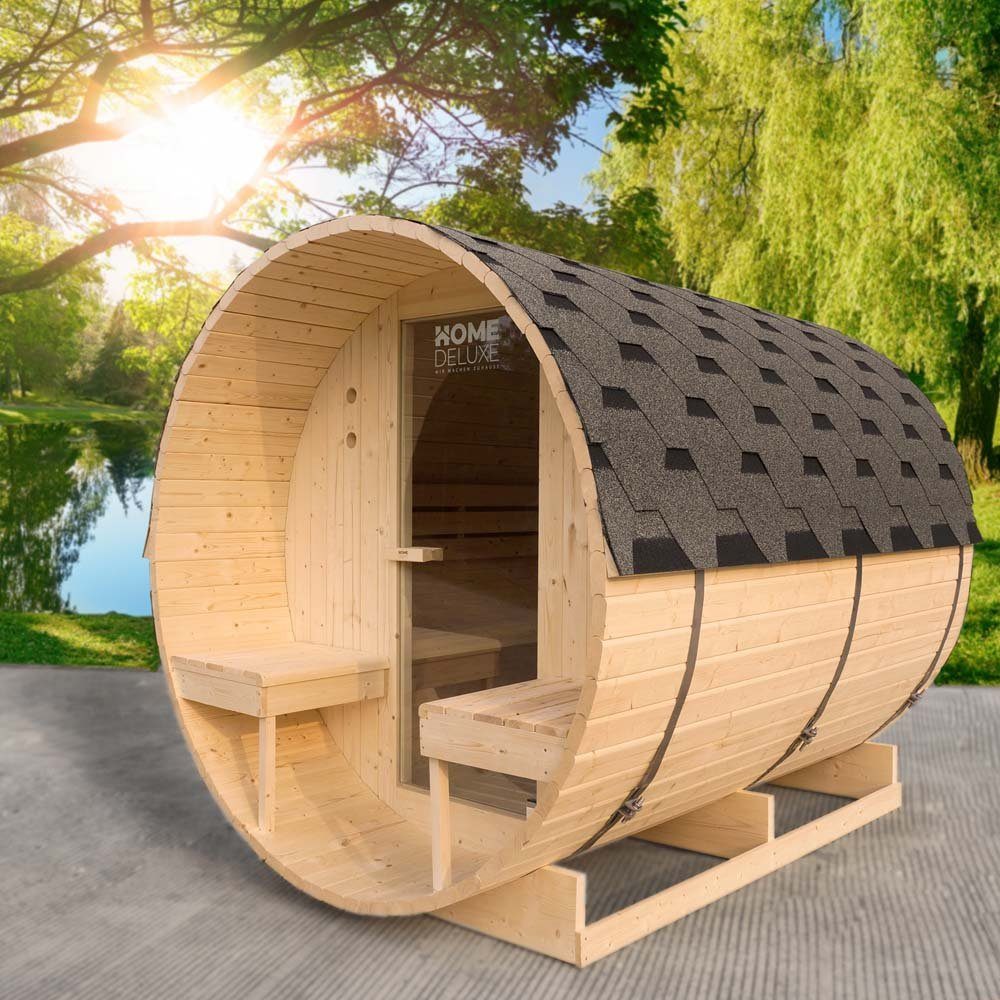 HOME DELUXE Fasssauna Outdoor Fasssauna LAHTI, günstig online kaufen