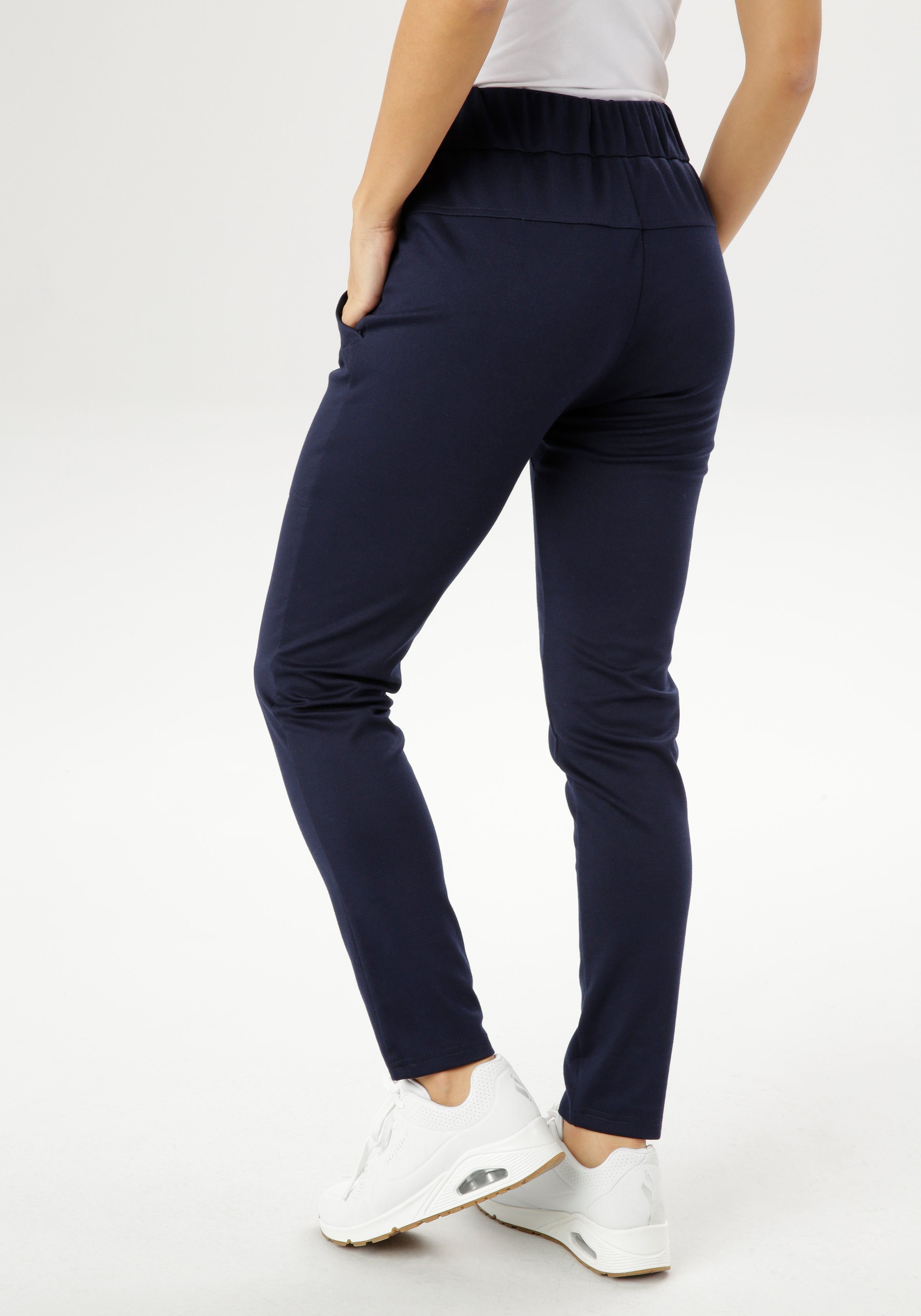 Aniston SELECTED Schlupfhose mit großen, aufgesetzten Taschen günstig online kaufen