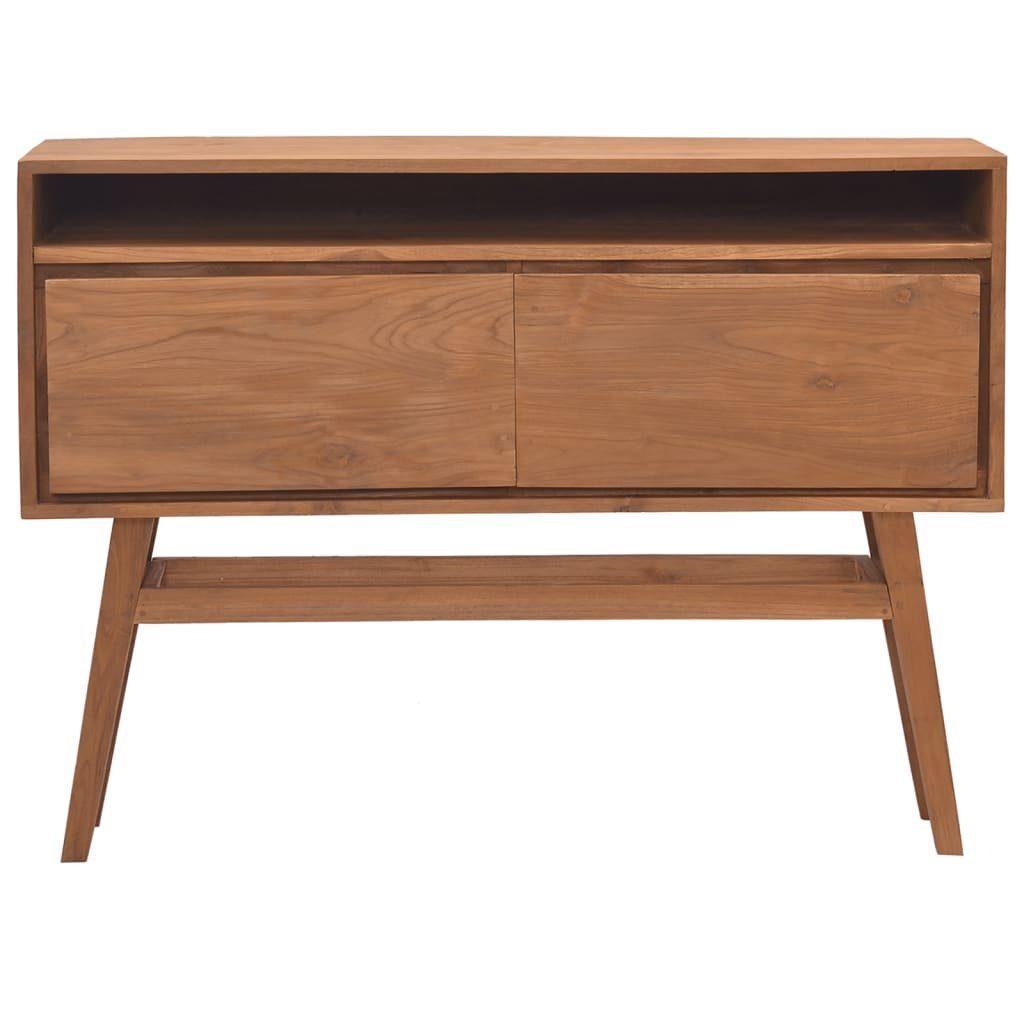 Teak furnicato Massivholz Beistelltisch Konsolentisch (1-St) 110x30x79 cm