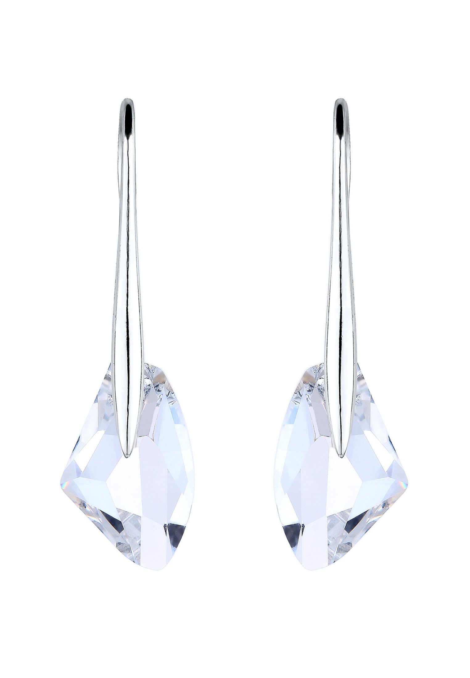 Elli Paar Ohrhänger Tropfen Blau 925 Silber, mit Kristallen von Swarovski® günstig online kaufen