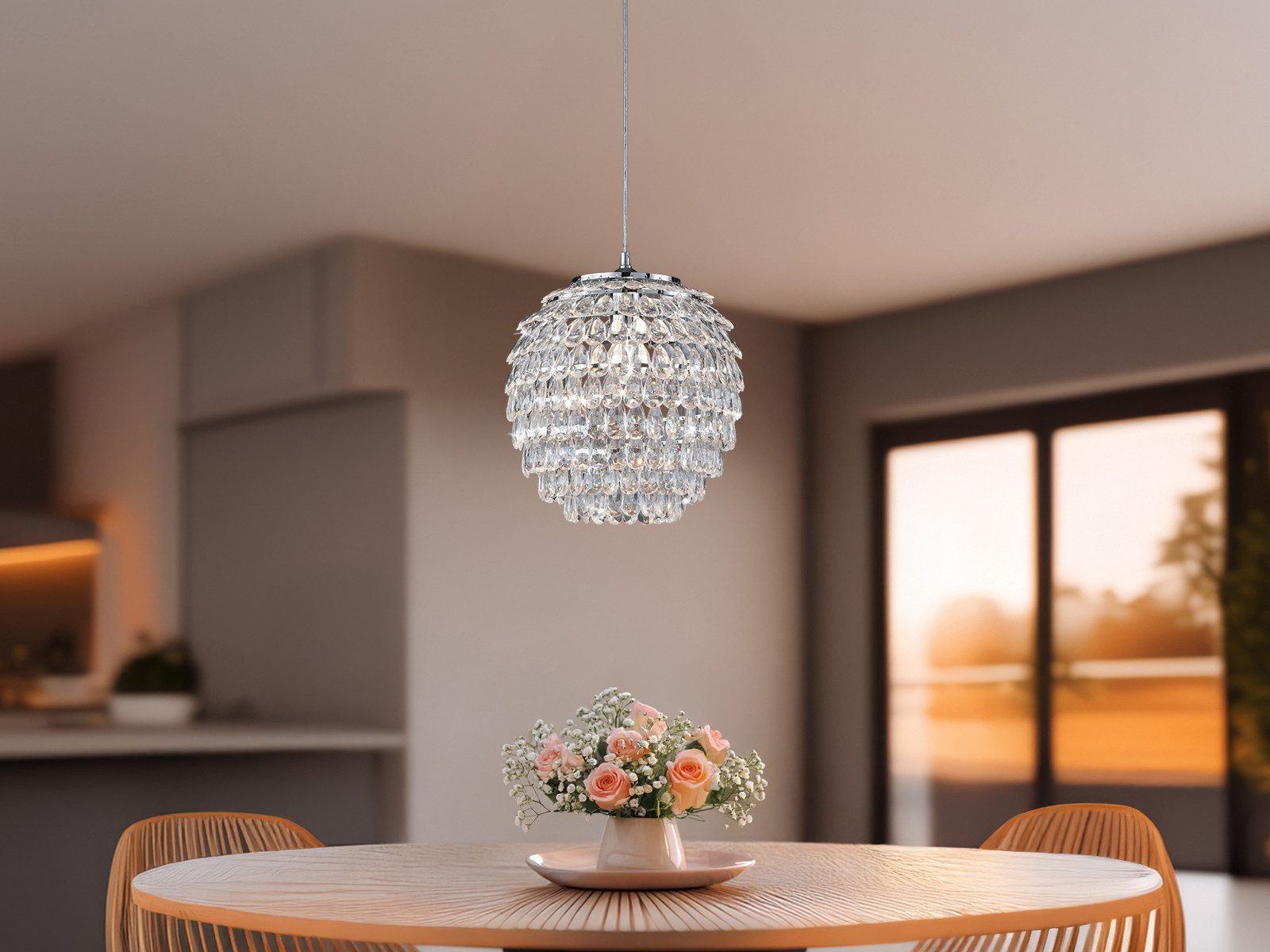 Reality Leuchten LED Pendelleuchte, Dimmfunktion, LED günstig online kaufen