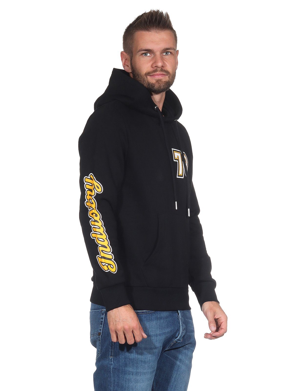 Diesel Kapuzenpullover Diesel Herren Hoodie - S-GIRK 8CR/9XX Sweater mit großer Bauchtasche und warmer Kapuze