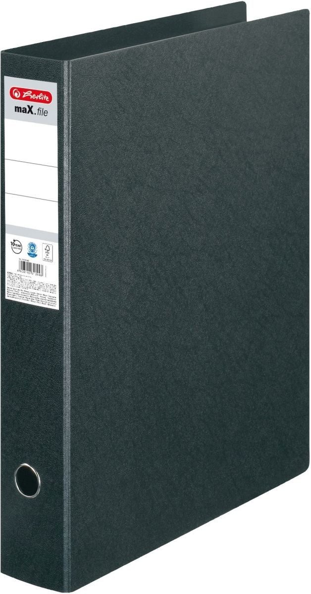 Herlitz Aktenordner Папки с файлами Hartpappe A3 hoch 7,5cm maX.file schwarz