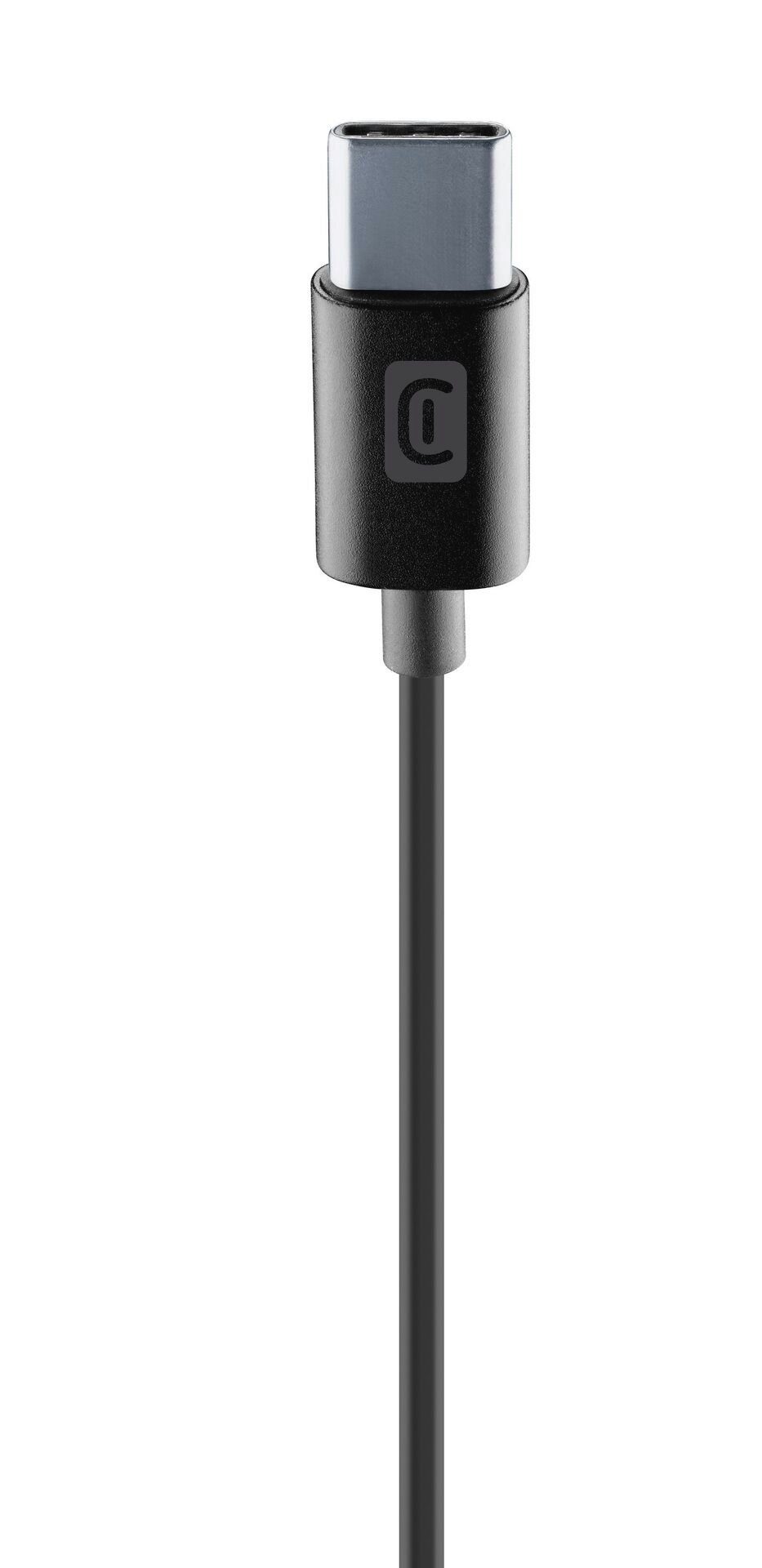 Cellularline USB-C In Ear Kopfhörer Control In-Ear-Kopfhörer, In-Ear-Stereo-Headset Mikrofon mit Kabelgebundenes Mikrofon mit Remote und