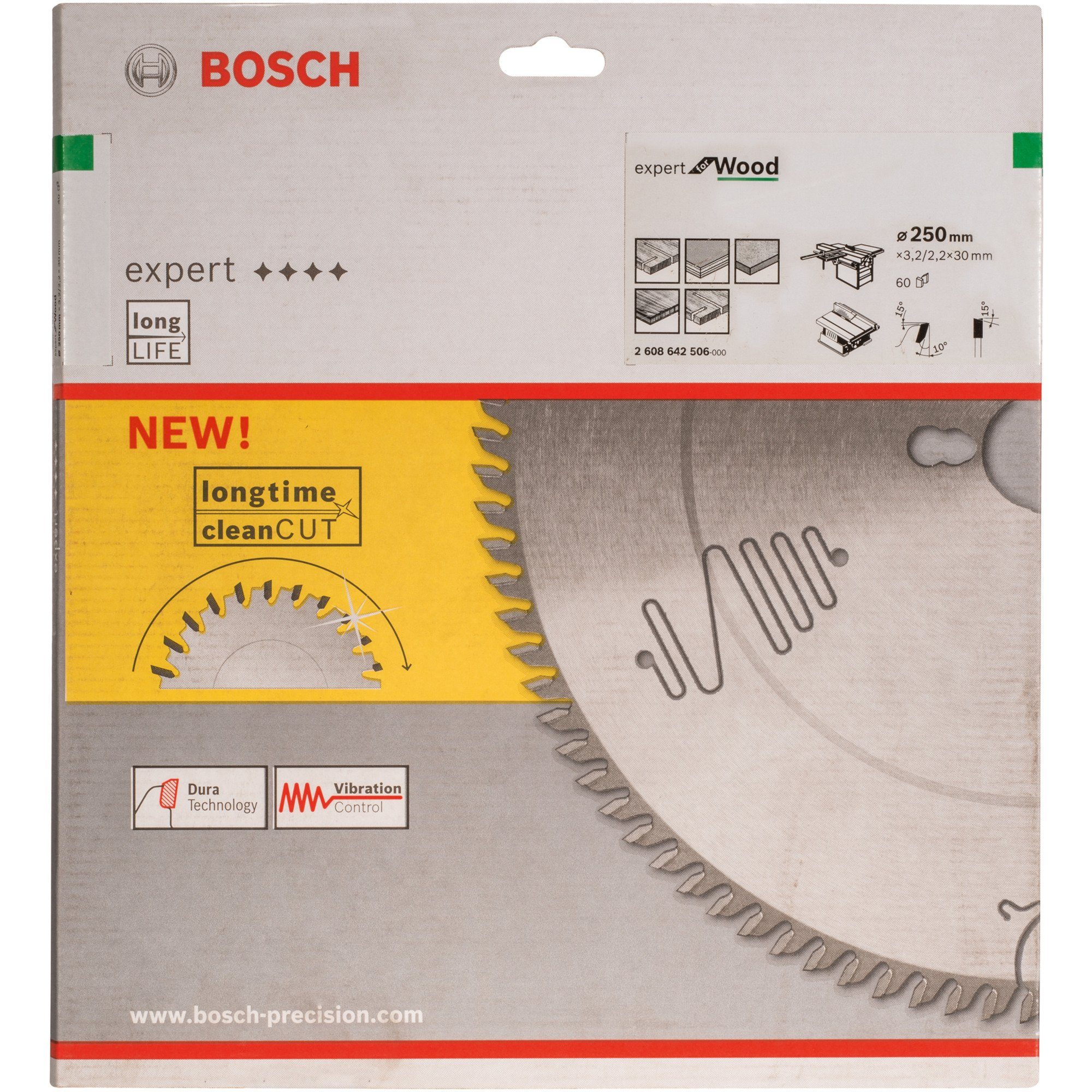 BOSCH Sägeblatt Bosch Professional Kreissägeblatt Expert for Wood