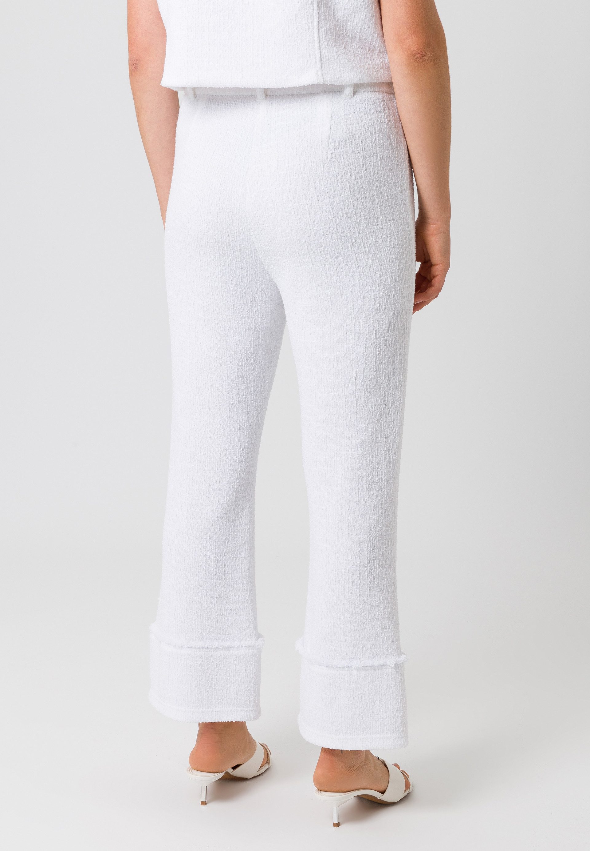 TUZZI Stoffhose mit dekorativem Saum