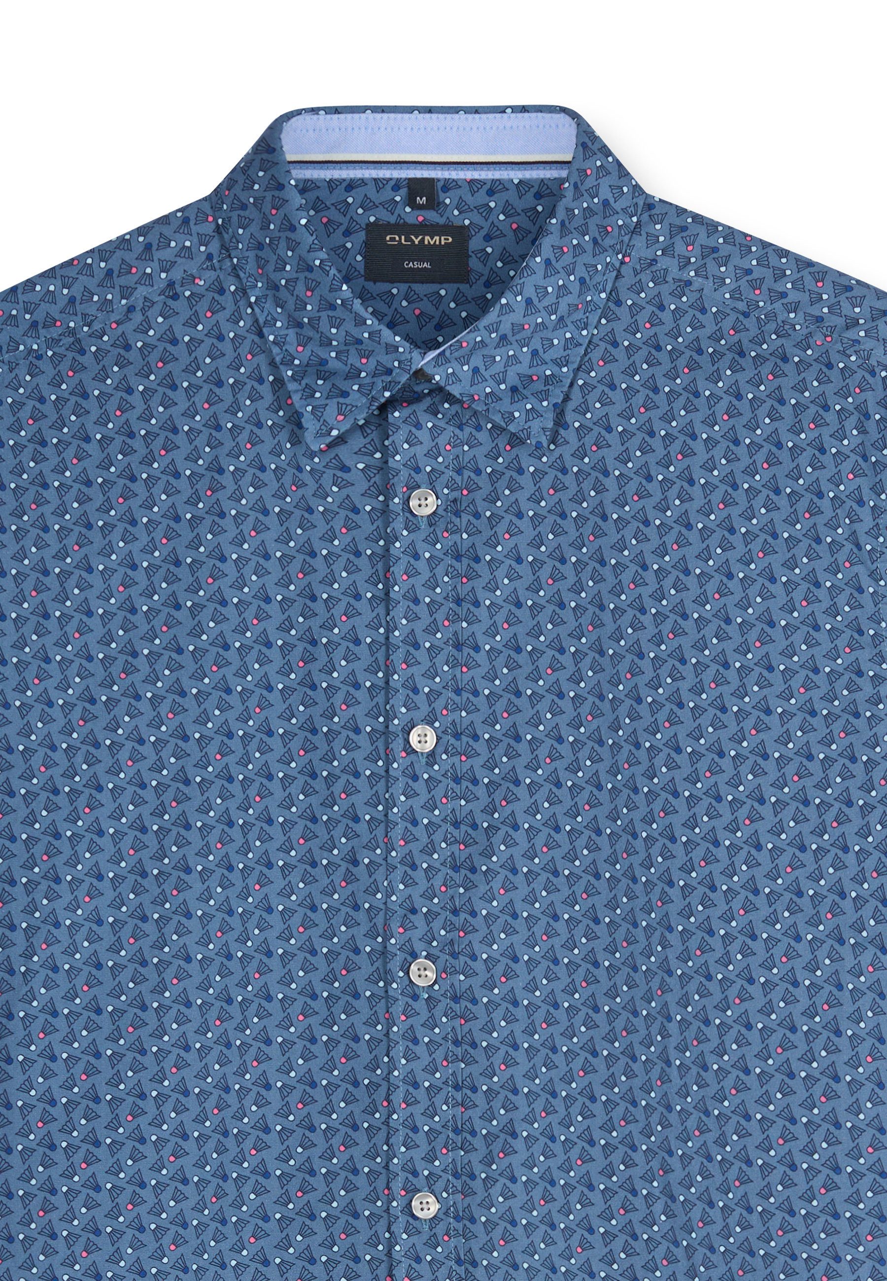 OLYMP Kurzarmhemd OLYMP Casual, Regular Fit, Kent