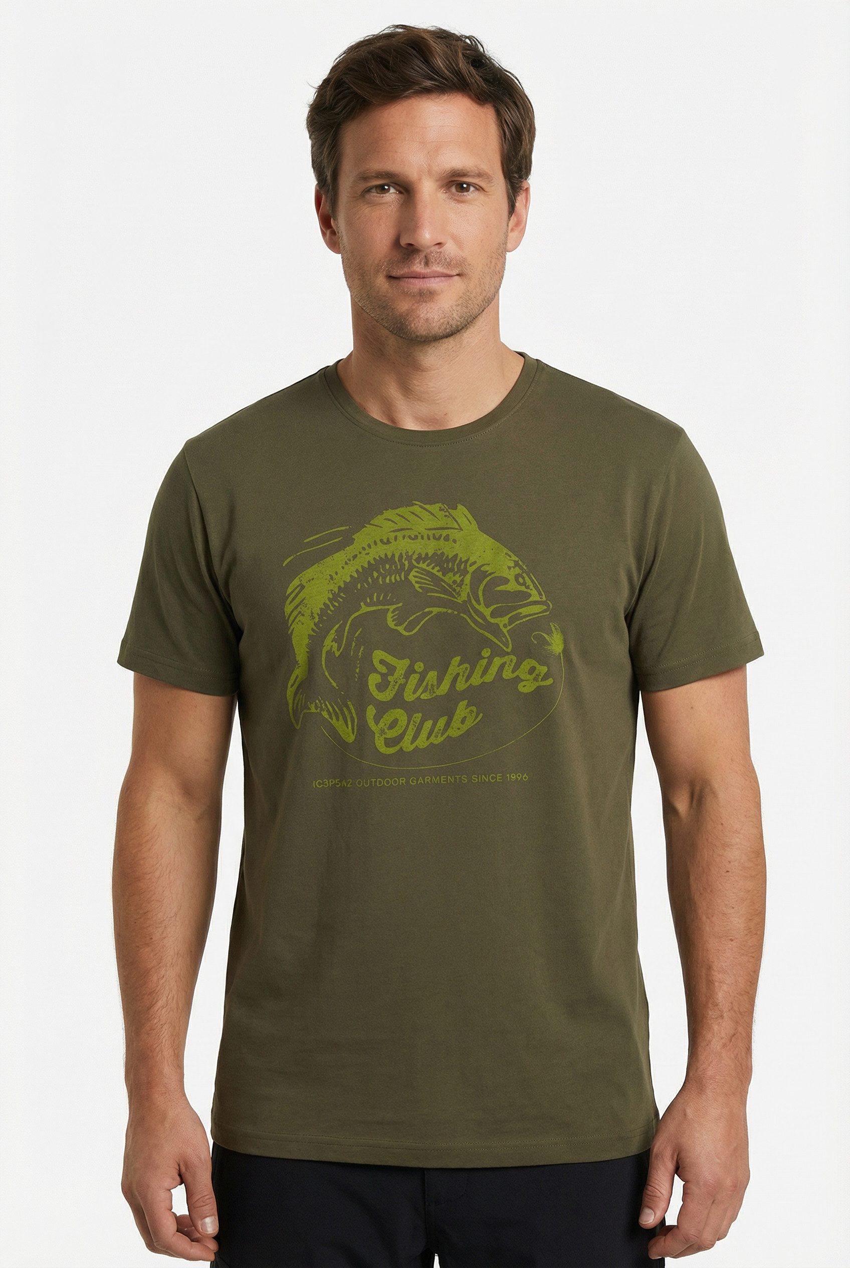 Icepeak T-Shirt MILLINGTON Print T-Shirt, aus Baumwolle