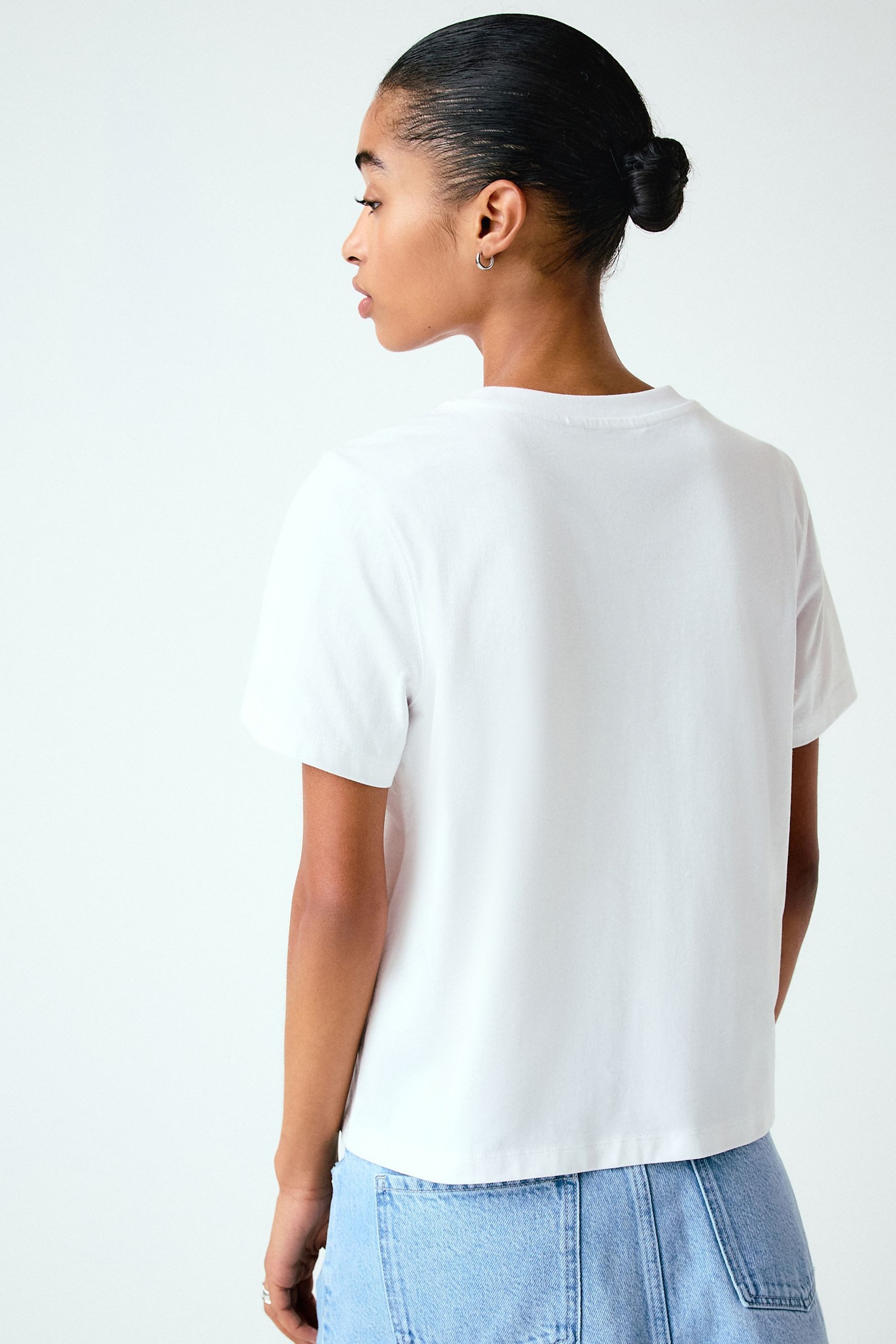 Next T-Shirt Kurzärmeliges T-Shirt mit Perlenbesatz (1-tlg) günstig online kaufen