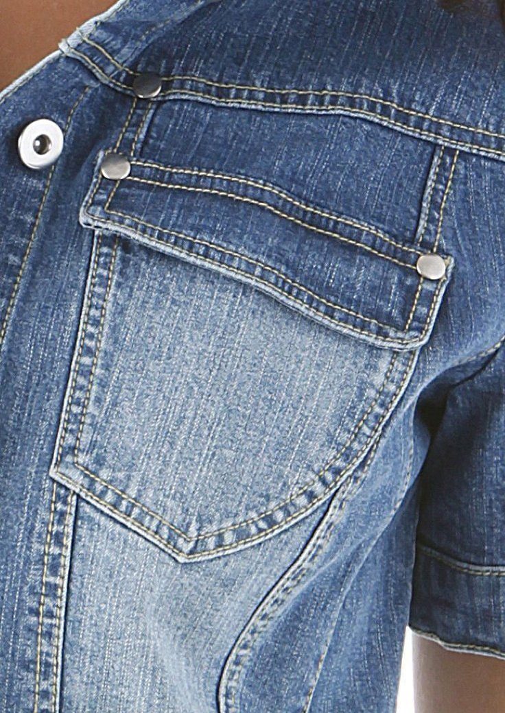 Aniston CASUAL Jeansjacke in Used-Washung günstig online kaufen