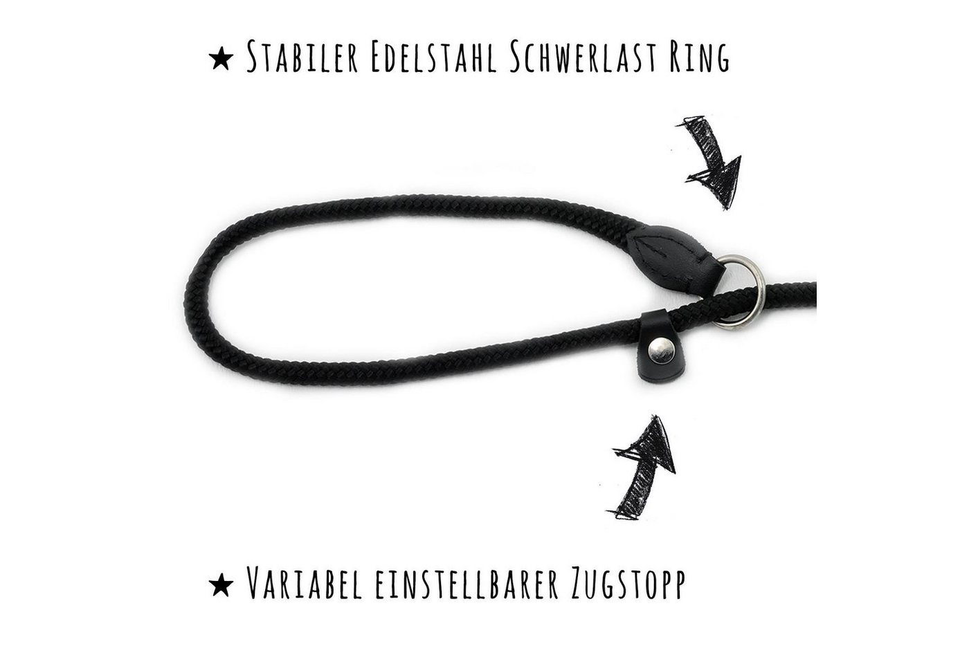 Thumbnail - Monkimau Hundeleine Retrieverleine Hundeleine für Hunde mit Handgriff verstellbar, Nylon (Packung)