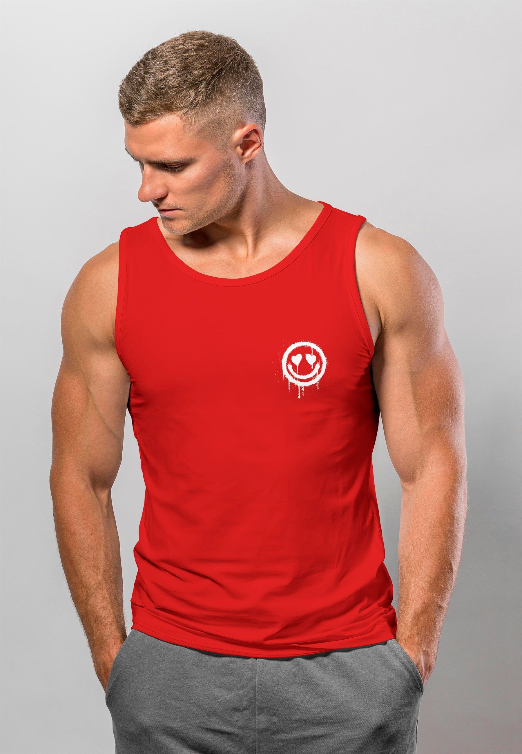 Neverless Tanktop Herren Tank-Top Print Aufdruck günstig online kaufen