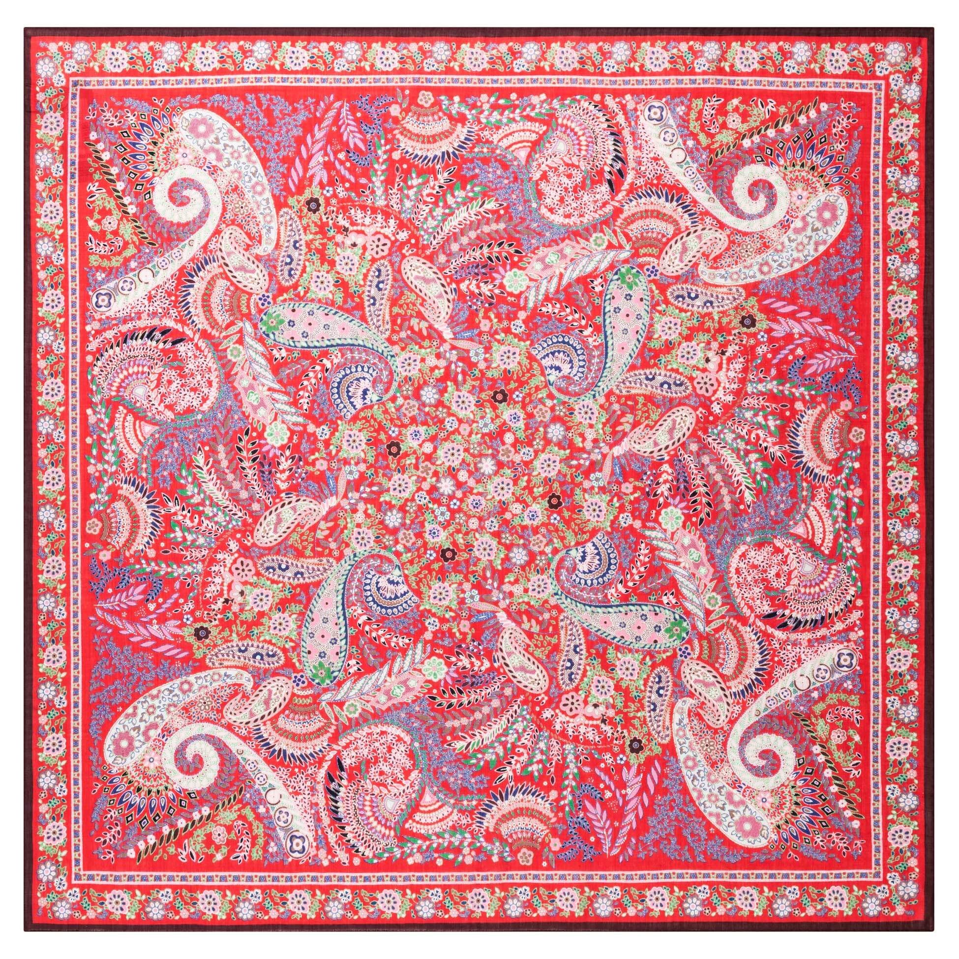 Roeckl Halstuch WOOL FEATHER, Woll-Seiden-Tuch mit Paisleymuster