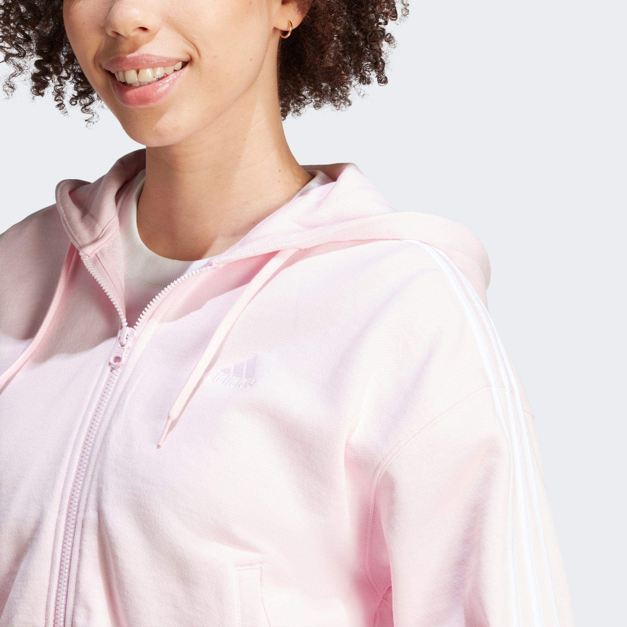 Hoodie Clear adidas White Pink Sportswear /