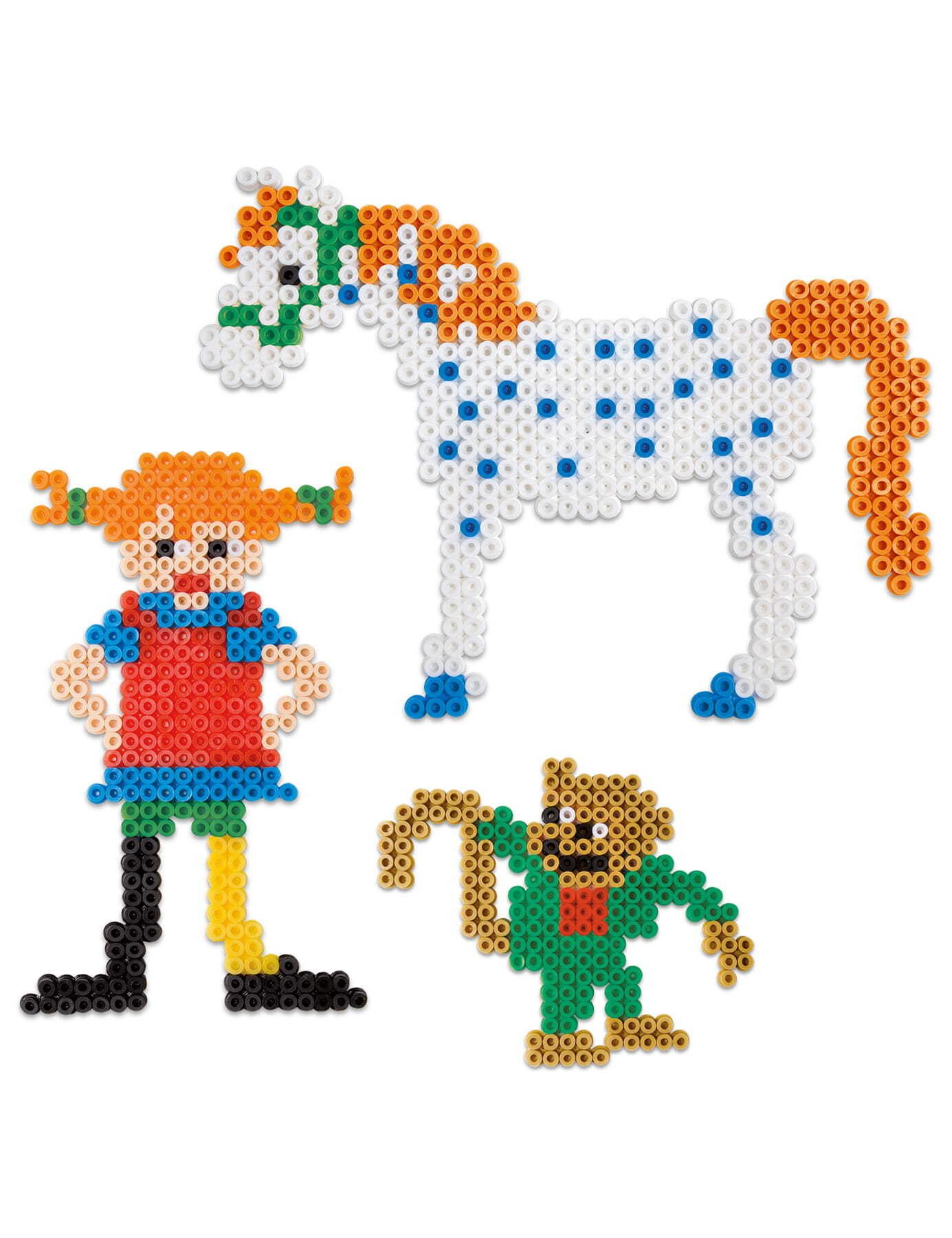 Pippi Langstrumpf Steckspielzeug Perlenset Pippi Langstrumpf, (2000-tlg)