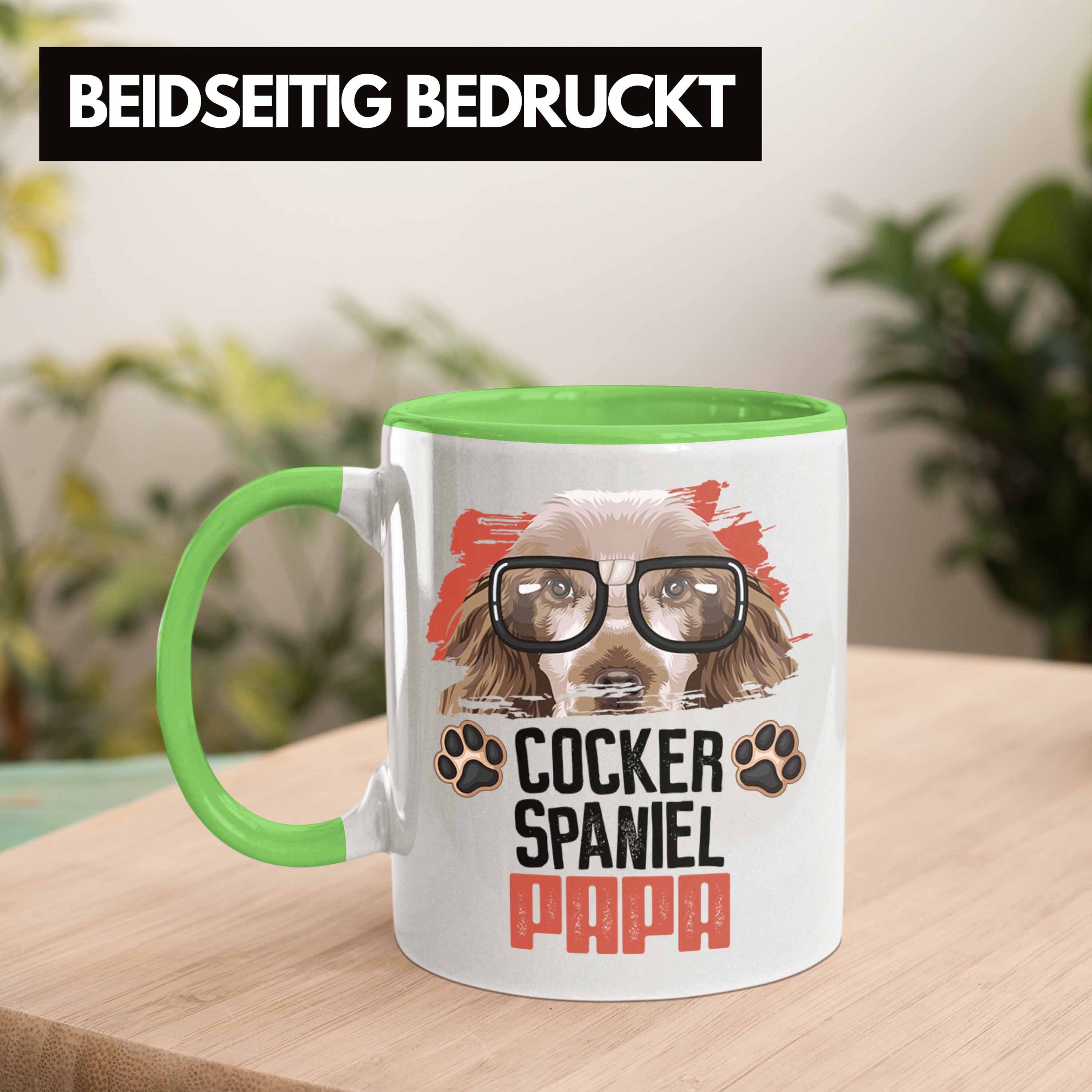 Grün Geschenkid Besitzer Papa Cocker Trendation Tasse Spruch Tasse Geschenk Spaniel Lustiger