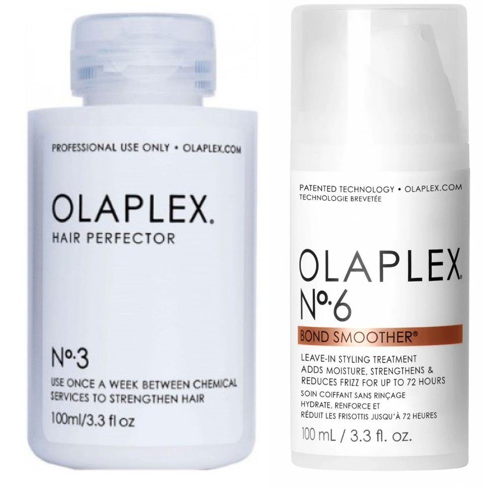 Haarpflege-Set Olaplex Set - Hair Perfector No. 3 + Bond Smoother No. 6