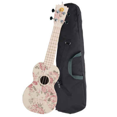 Classic Cantabile Ukulele BeachBuddy aus ABS Material, Sopranukulele, Outdoor & Strand tauglich inkl. Tasche