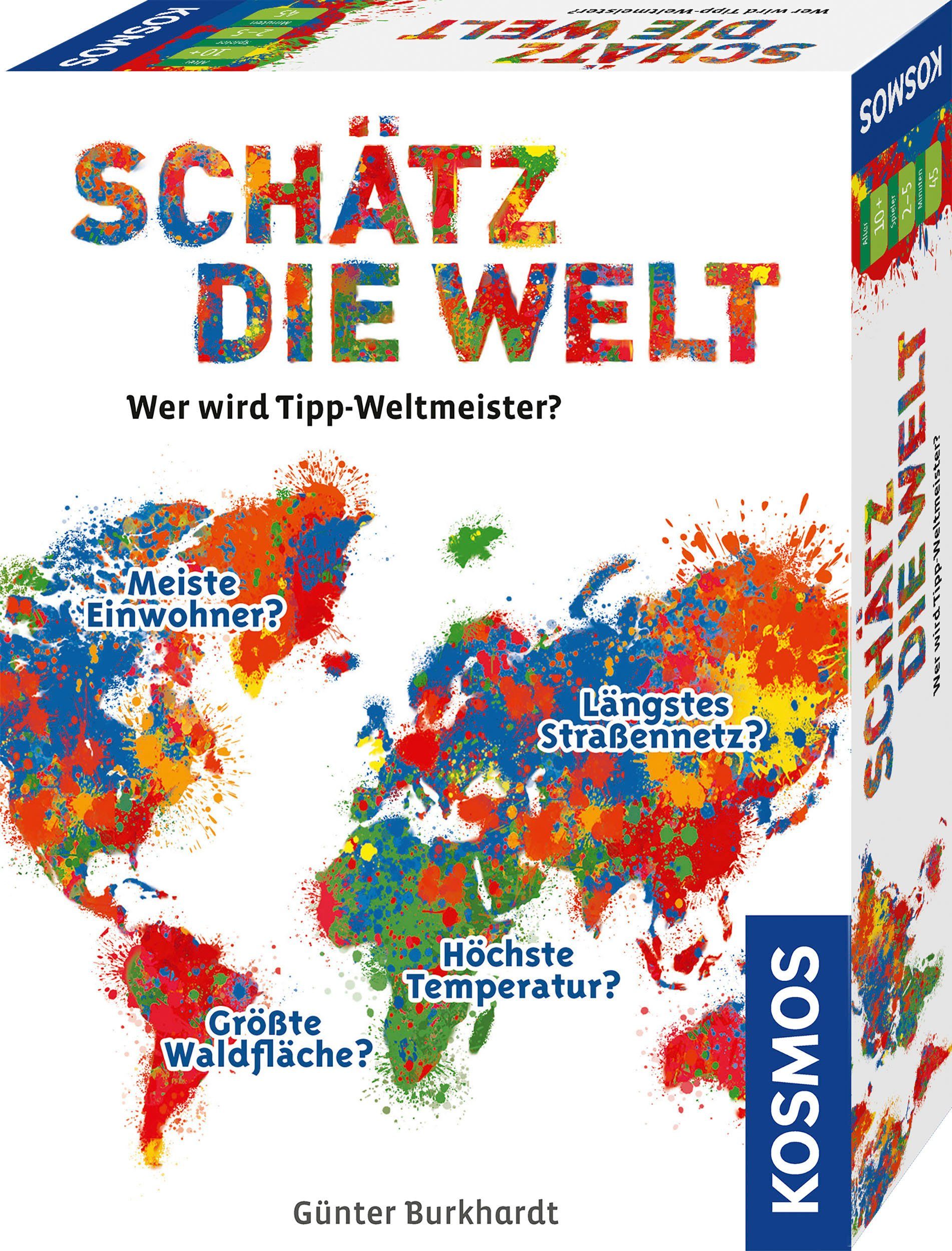 Kosmos Spiel Schätz die Welt, Brettspiel, Made in Germany