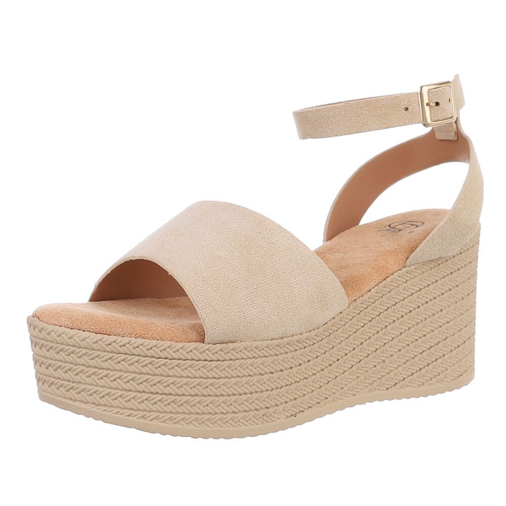 Ital-Design Elegante Komfort-Sandalen mit Plateau für günstig online kaufen